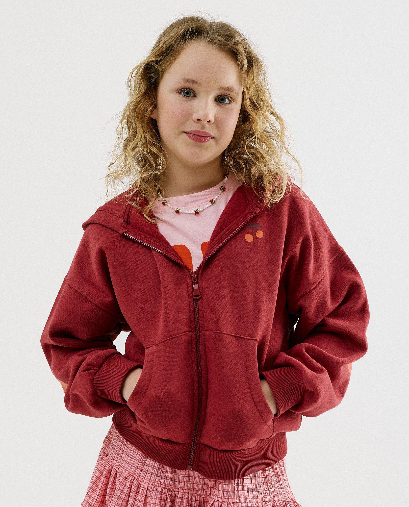 Sweatvest met backprint