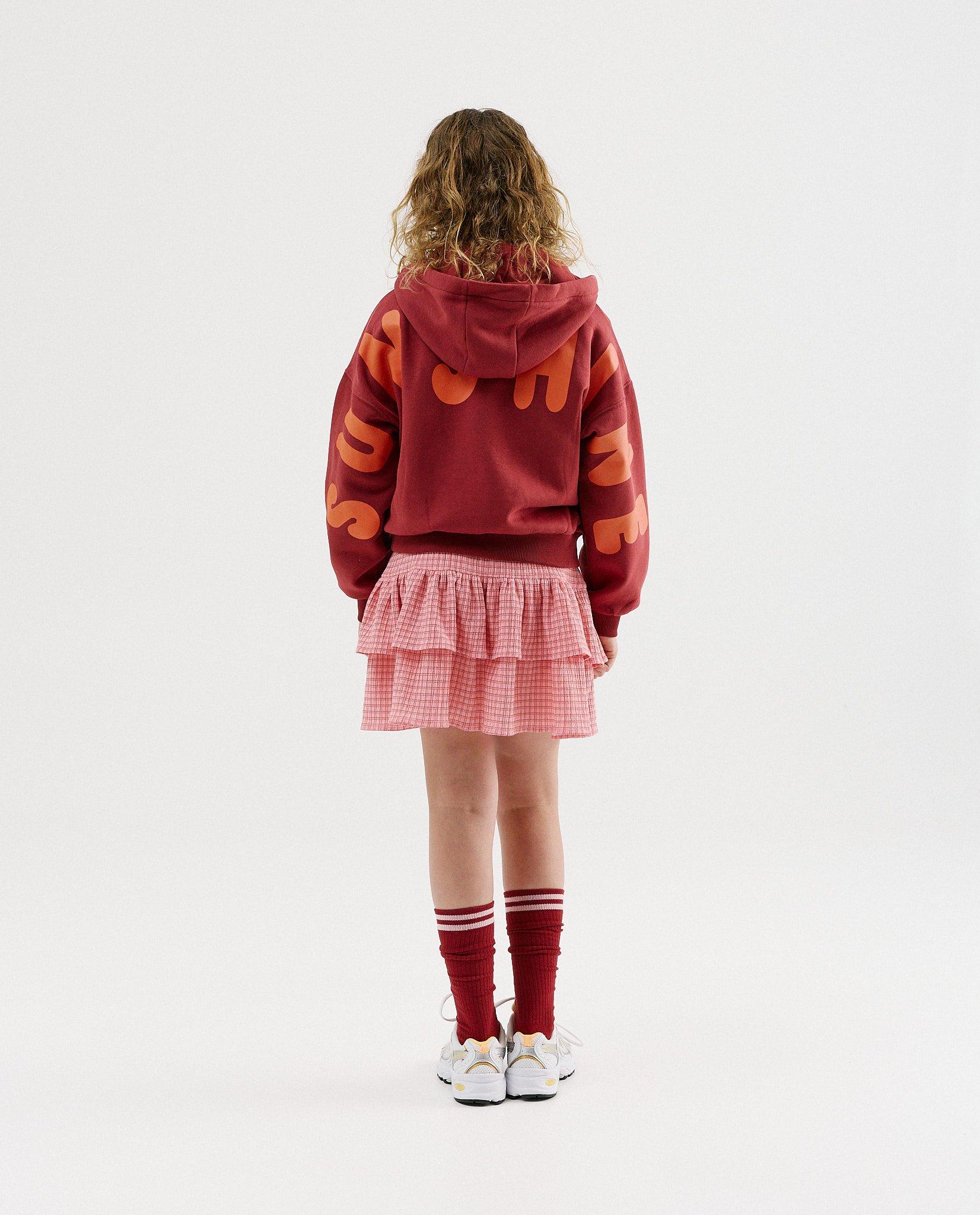 Rokken - Geruite rok met volants