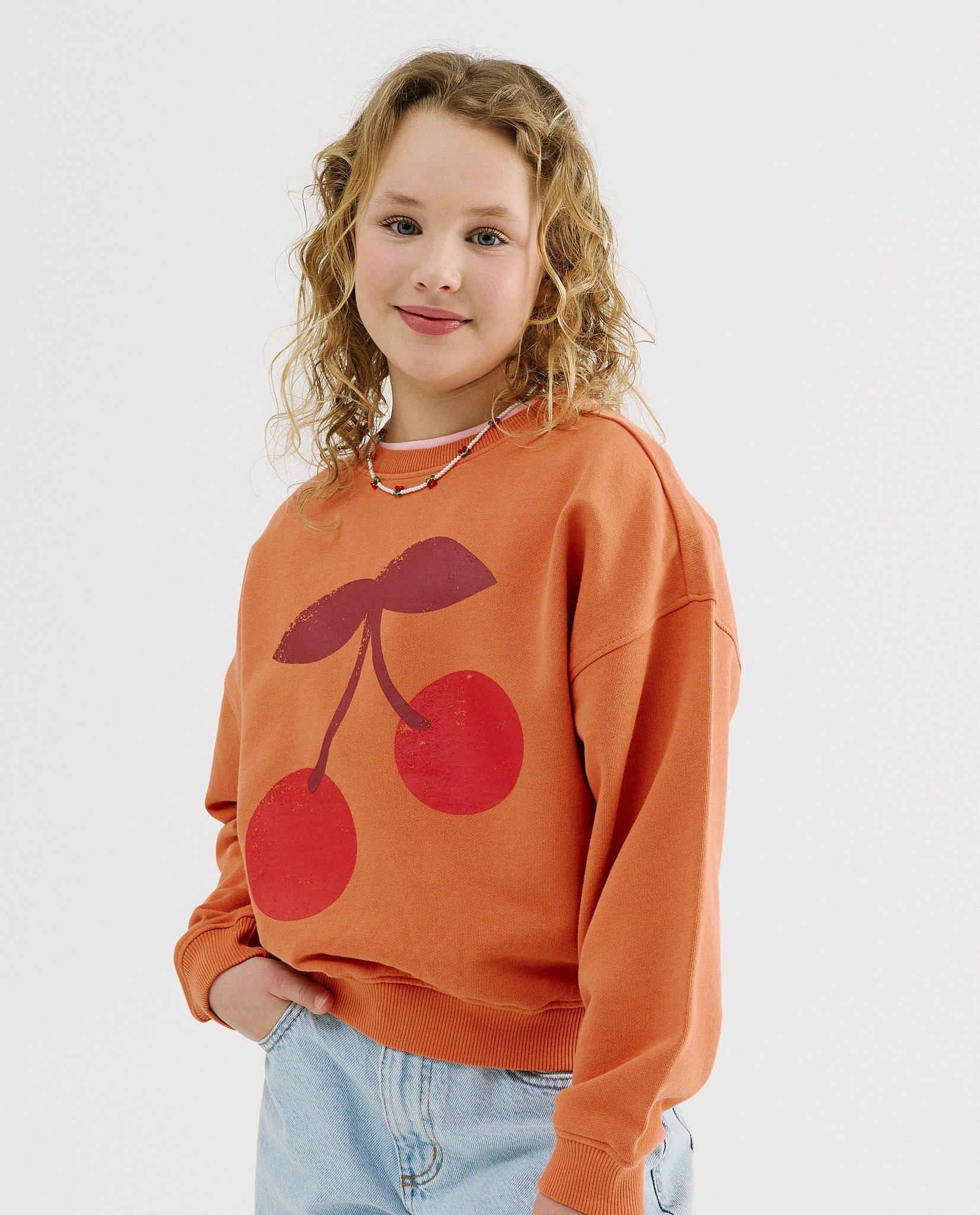 Sweater met print kersen
