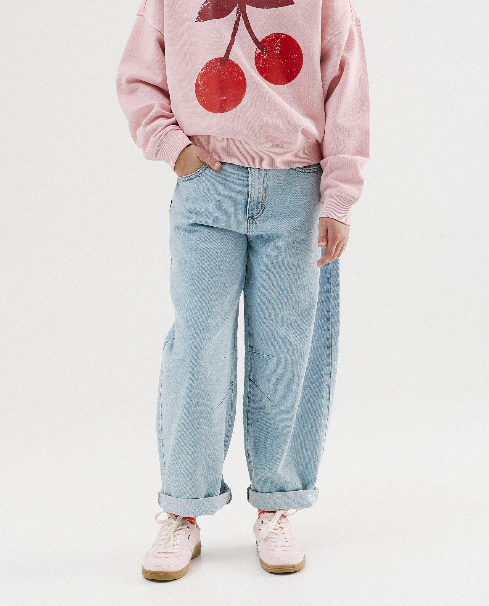 Jeans - Lichtblauwe jeans, balloon fit