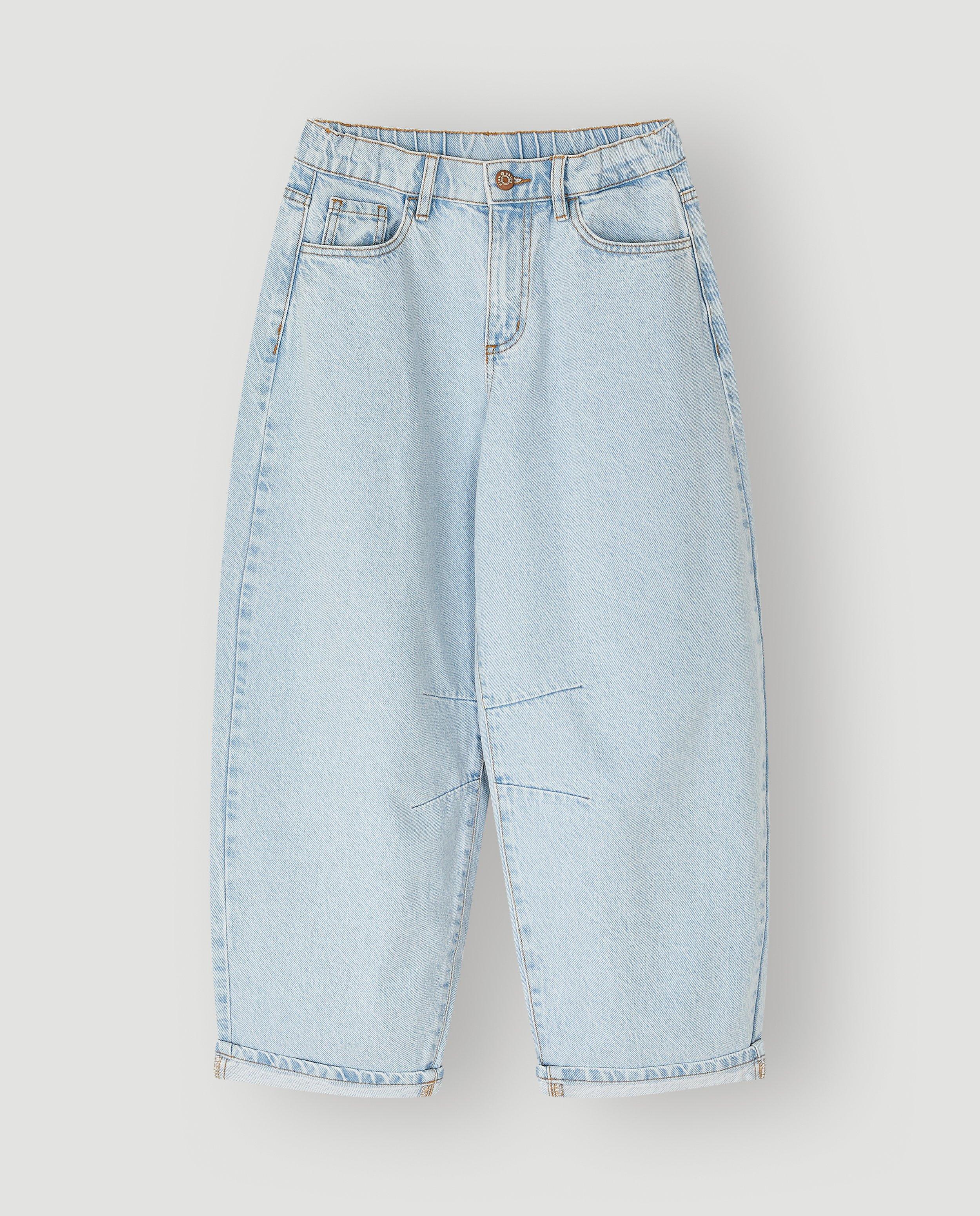 Jeans - Lichtblauwe jeans, balloon fit