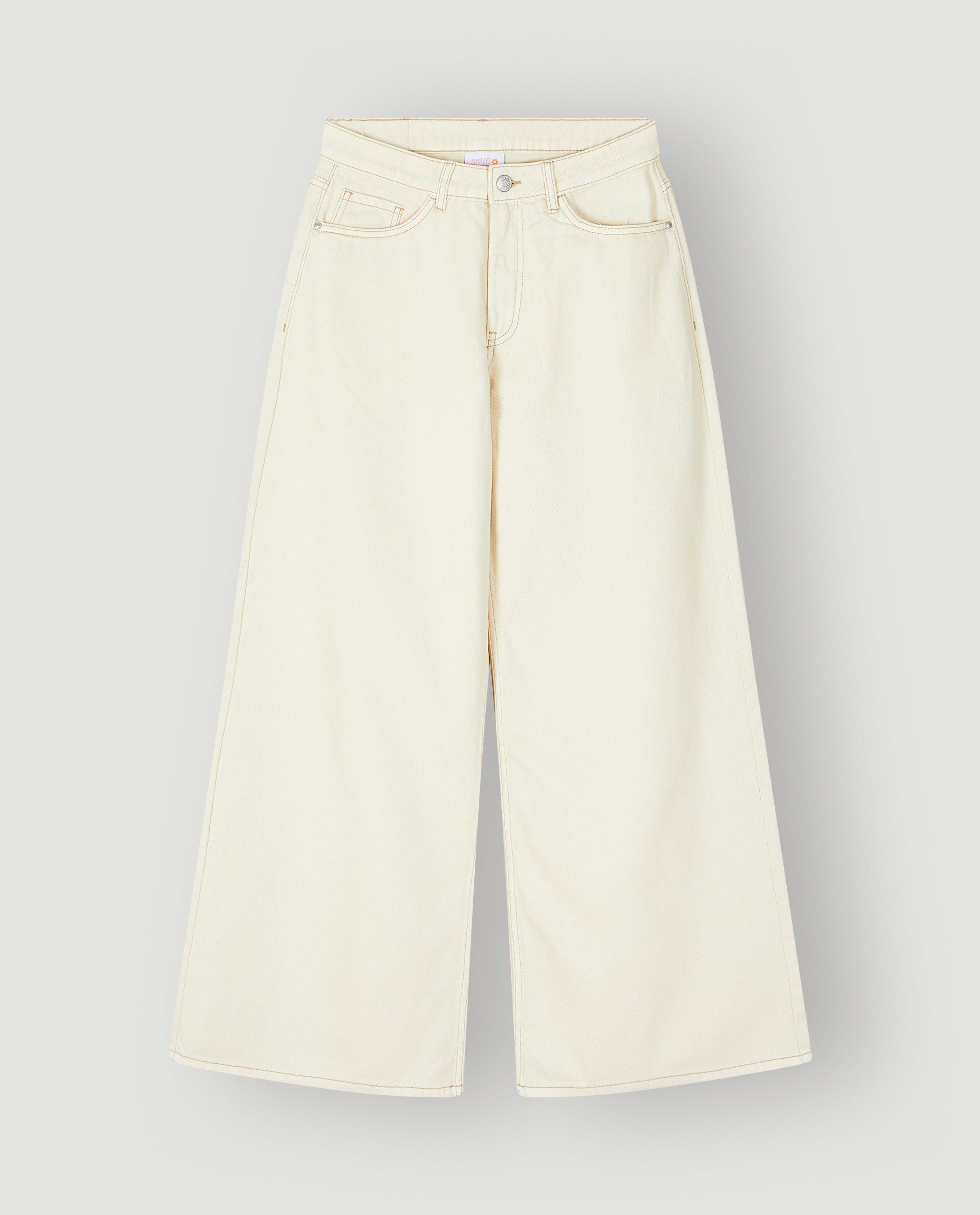 Broek met hartvormige zakken, wide fit, XS-L - Product Detail - wit - afbeelding nummer 6