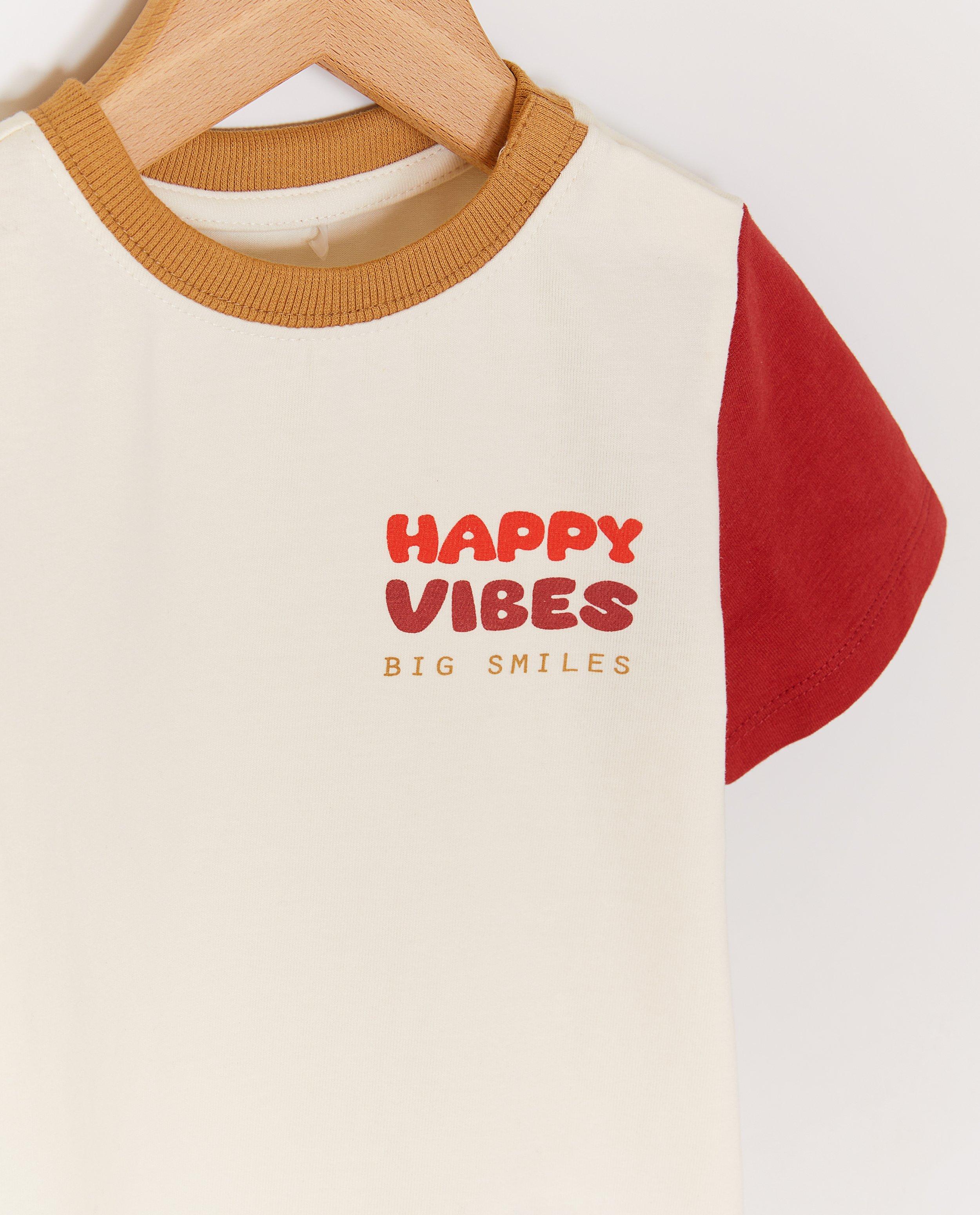 T-shirt met opschrift - Product Detail - wit - afbeelding nummer 4