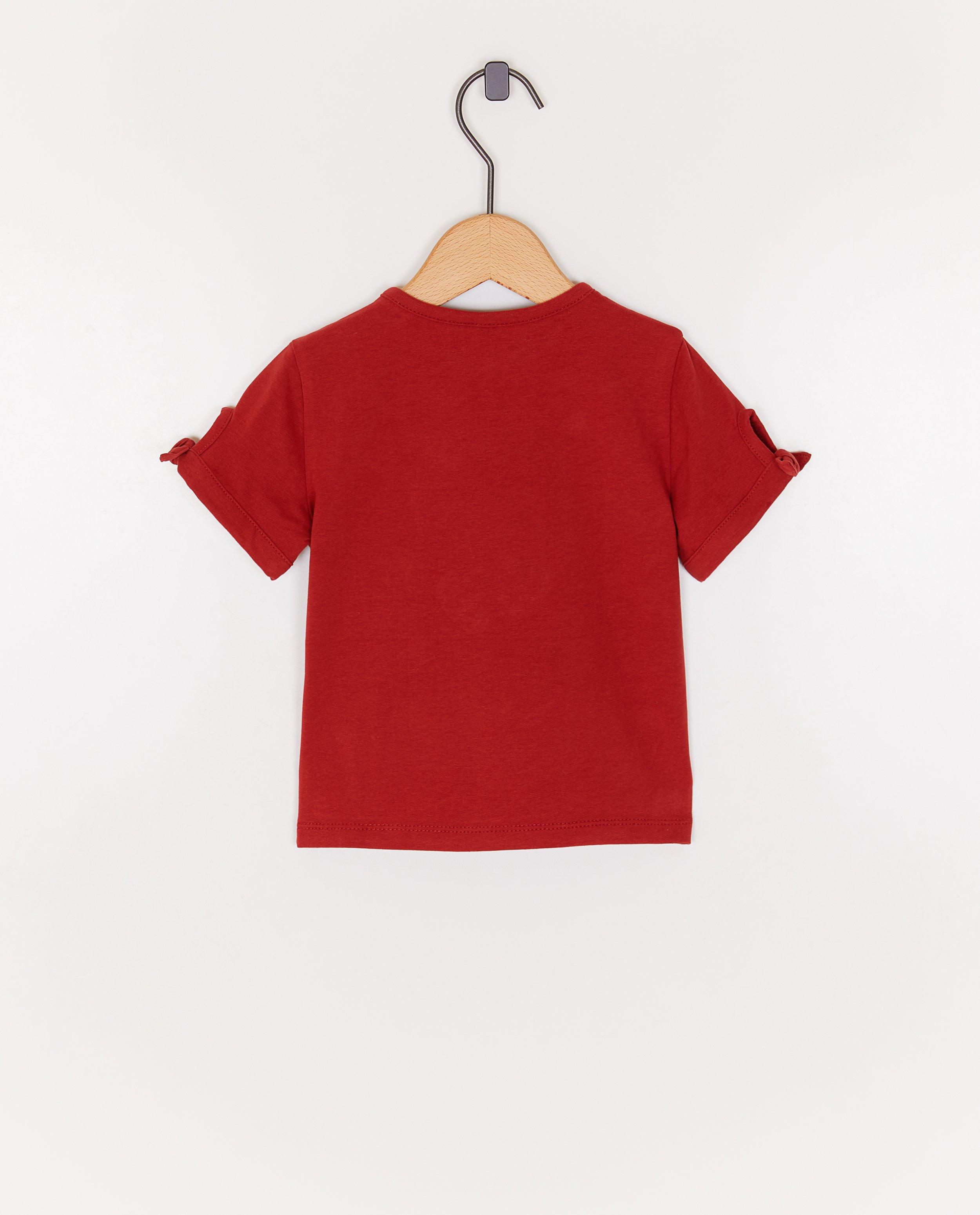 T-shirt met opschrift - Product Detail - rood - afbeelding nummer 2