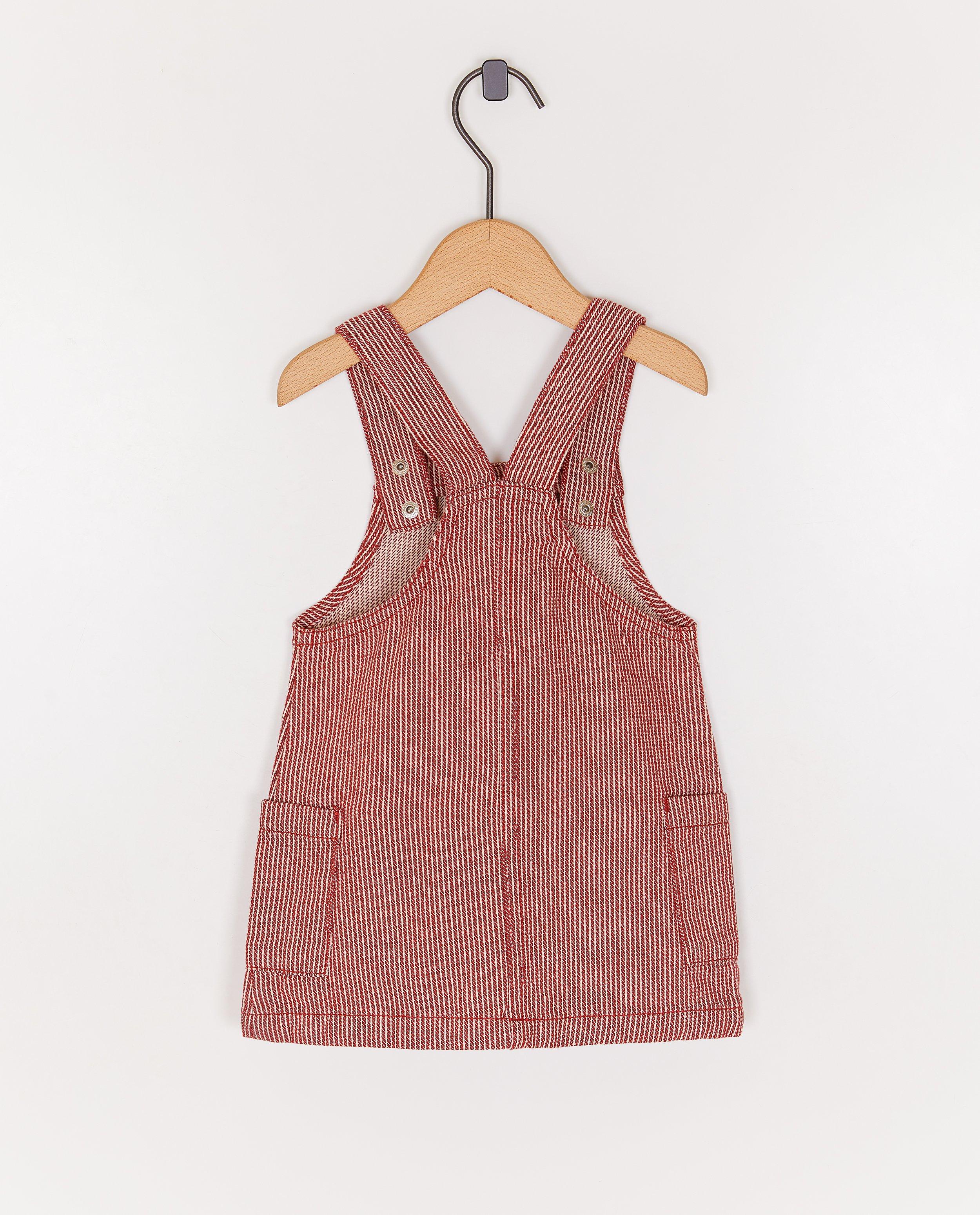 Salopette met fijne strepen - Product Detail - rood - afbeelding nummer 2