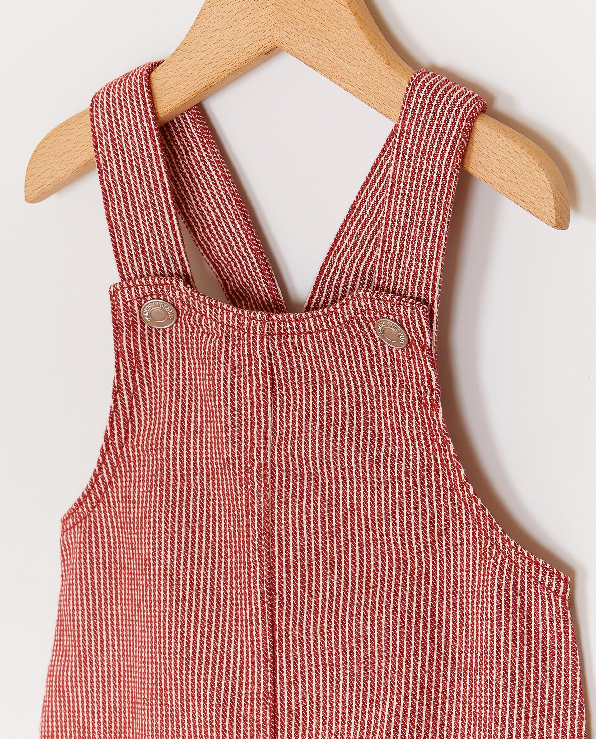 Salopette met fijne strepen - Product Detail - rood - afbeelding nummer 3