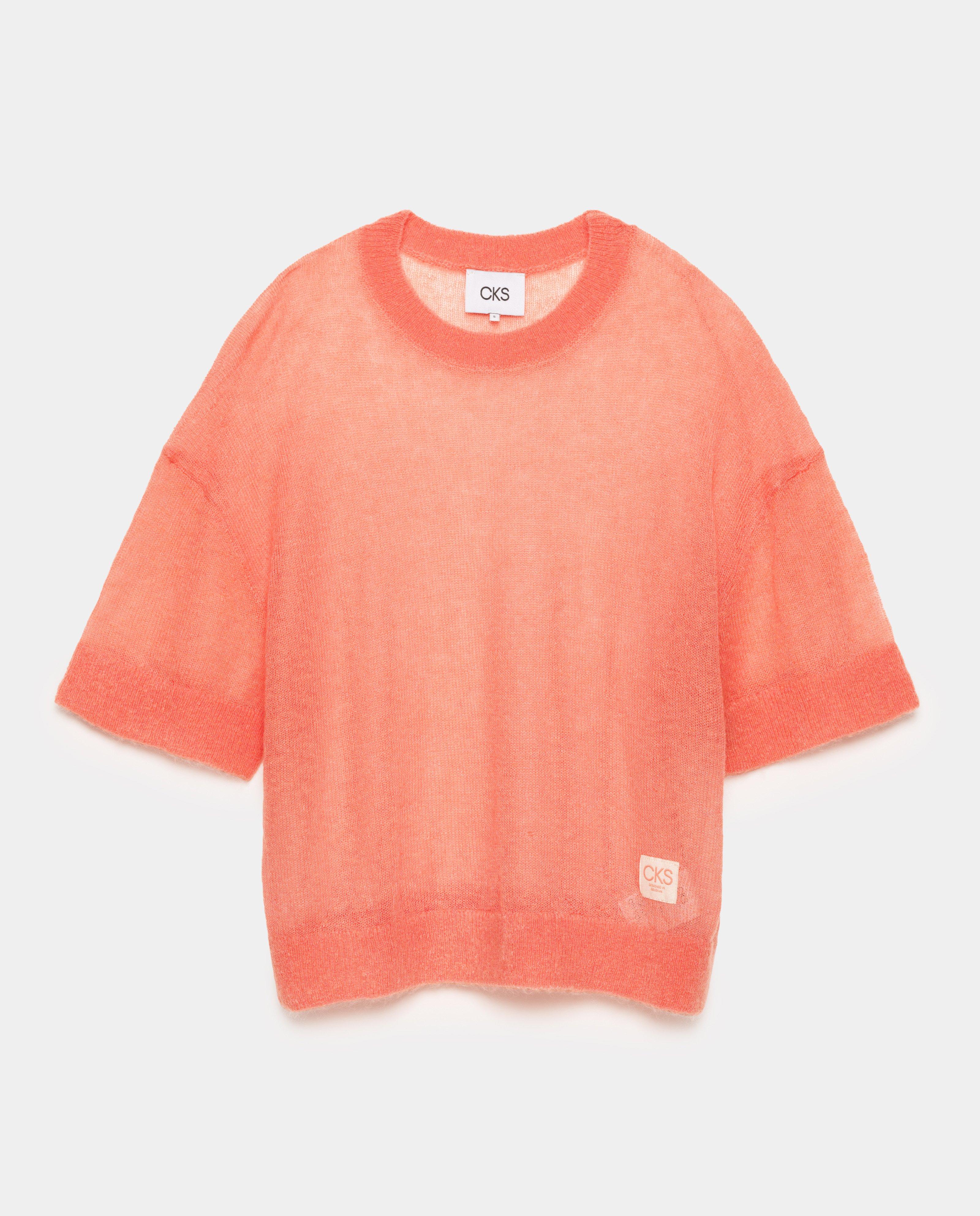 Trui van semi-transparante brei - Product Detail - roze - afbeelding nummer 4