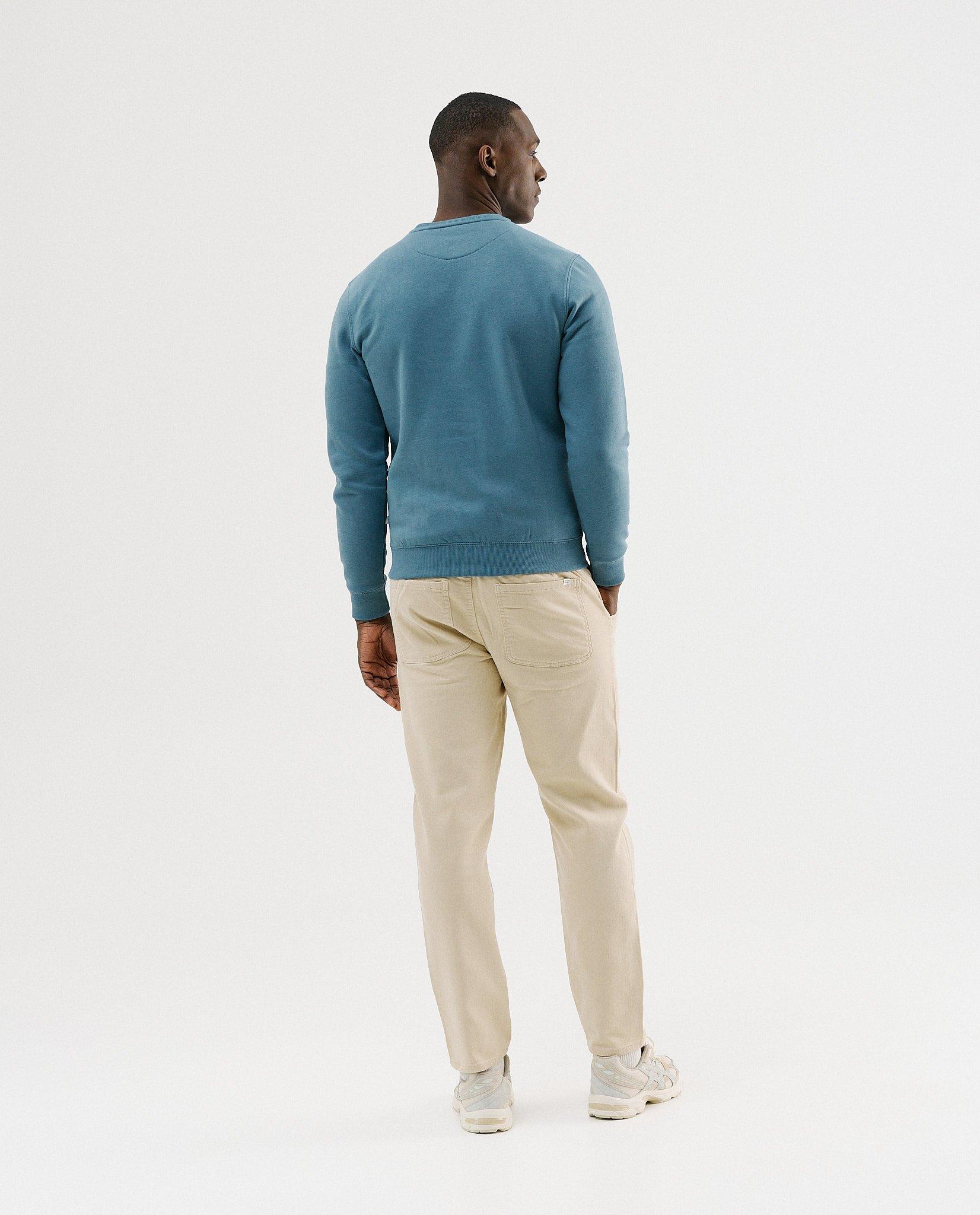 Sweater met geborduurd logo - Product Detail - blauw - afbeelding nummer 3