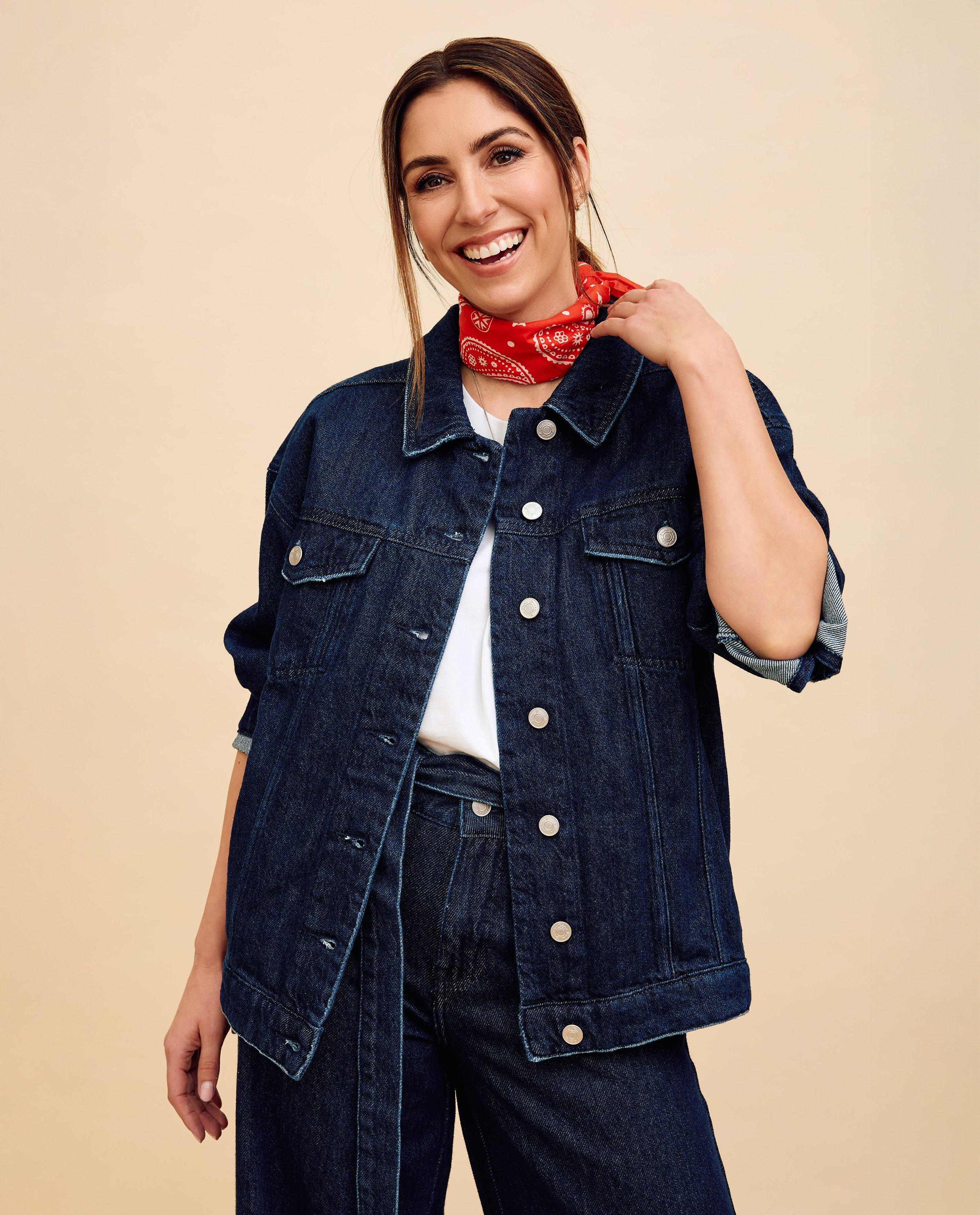 Veste en denim bleu fonc&eacute; - D&eacute;tails du produit - bleu fonc&eacute; - image num&eacute;ro 2