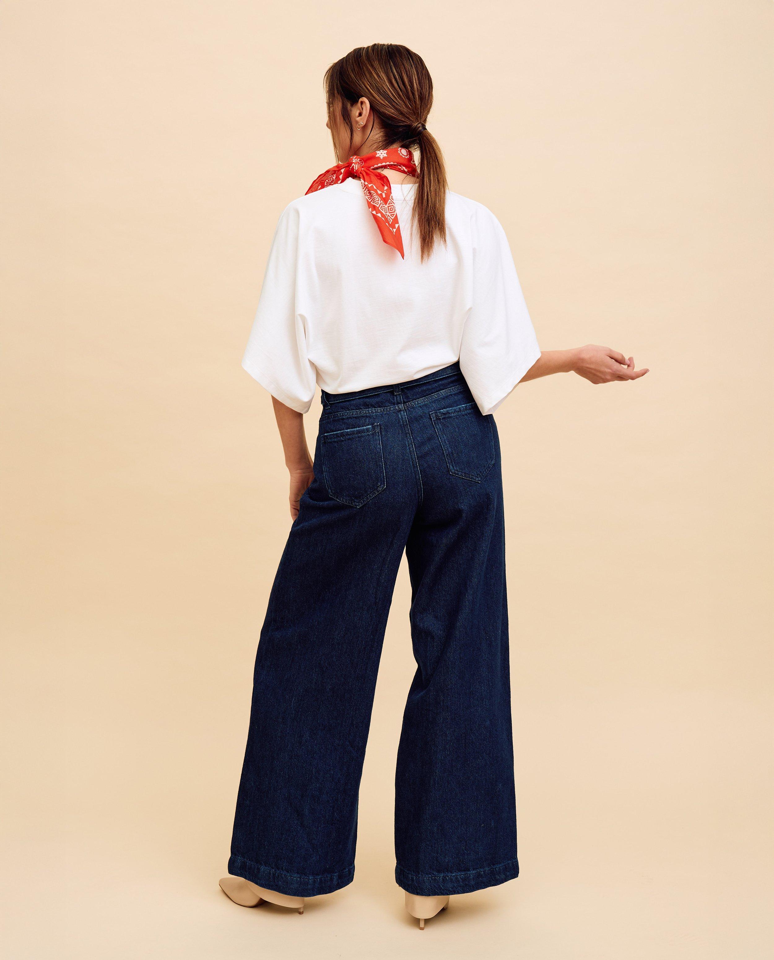 Jeans bleu fonc&eacute;, extra wide fit - D&eacute;tails du produit - bleu fonc&eacute; - image num&eacute;ro 3