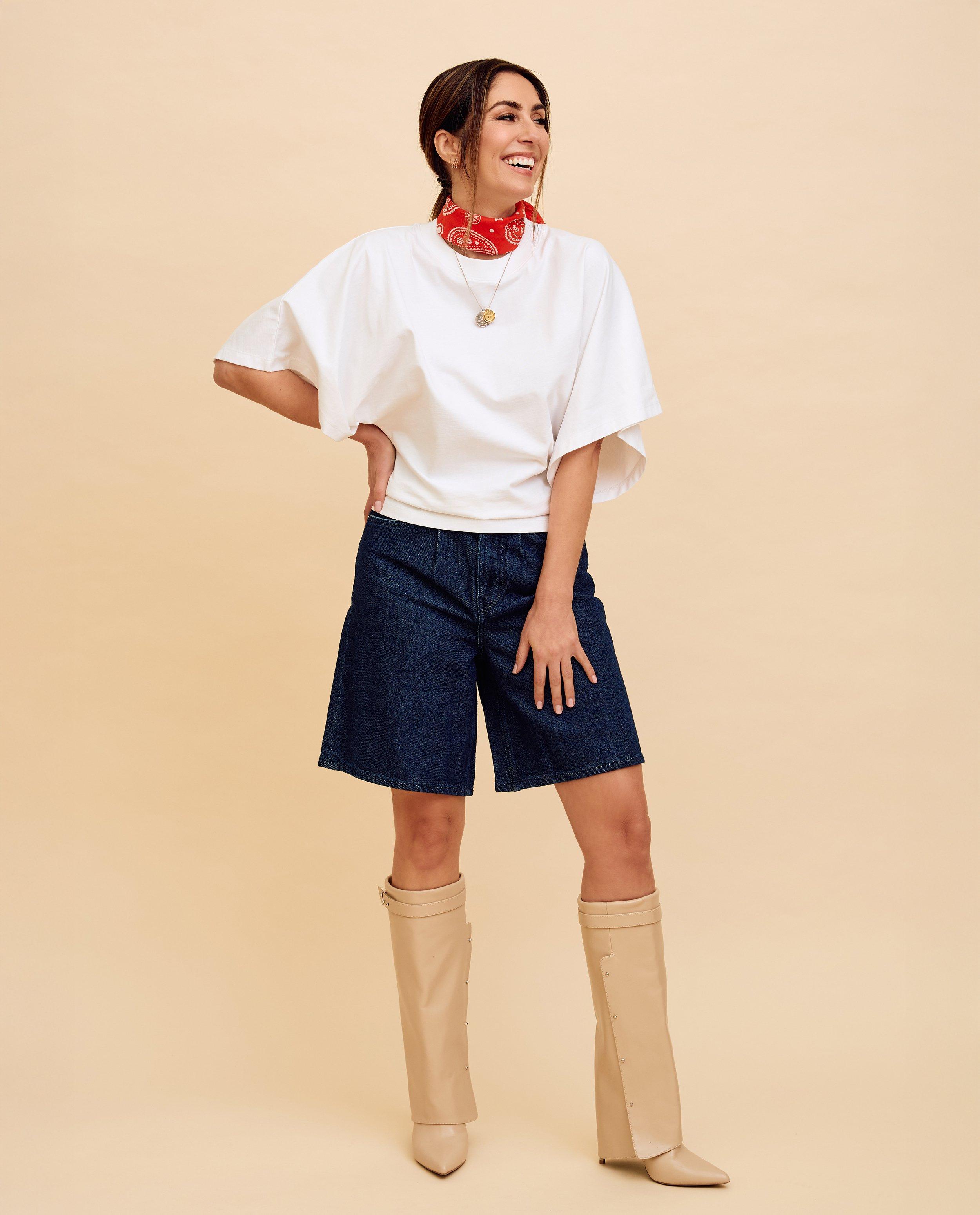 T-shirt &agrave; manches papillon - D&eacute;tails du produit - blanc - image num&eacute;ro 4