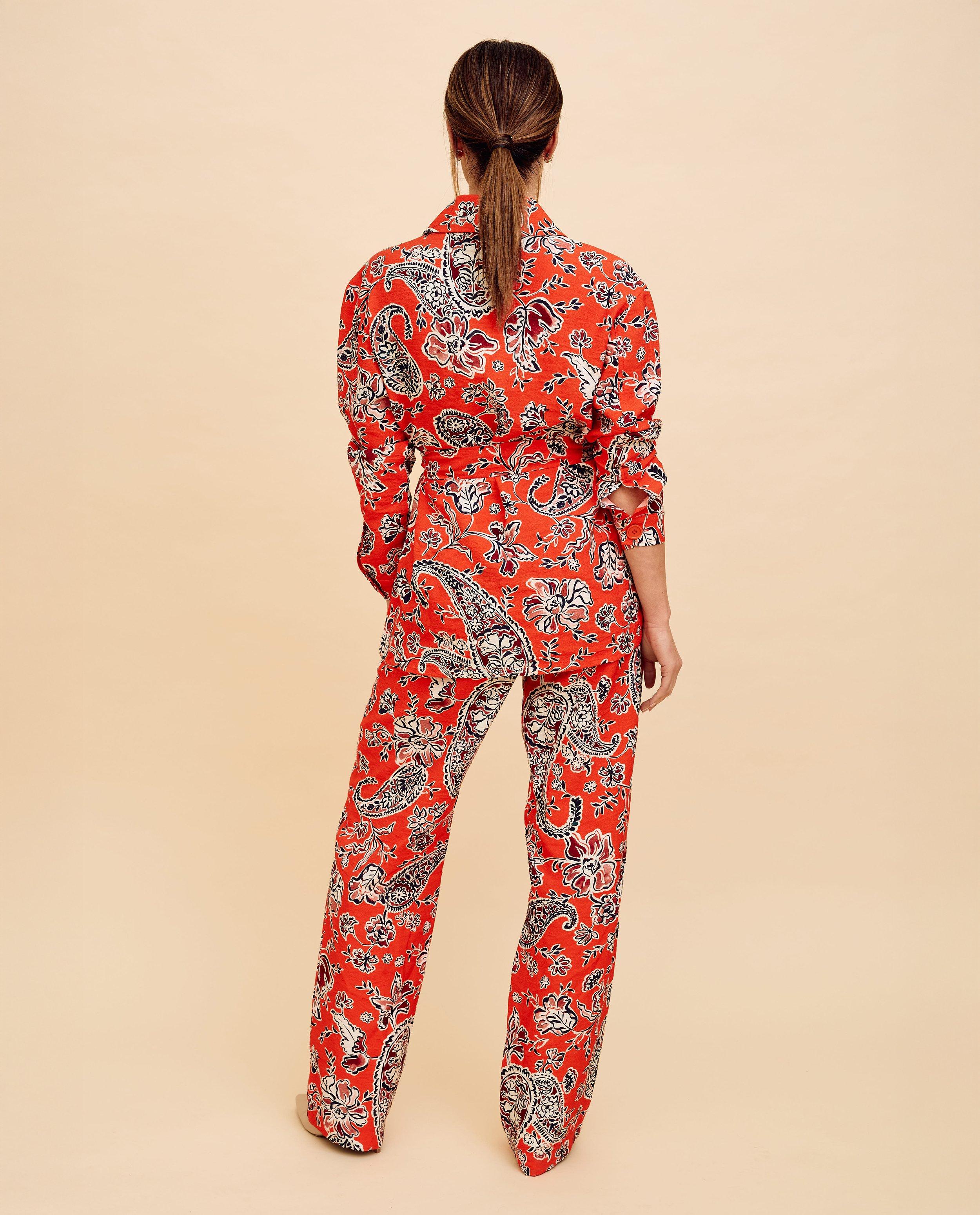 Hemd met textuur - Product Detail - oranje - afbeelding nummer 4