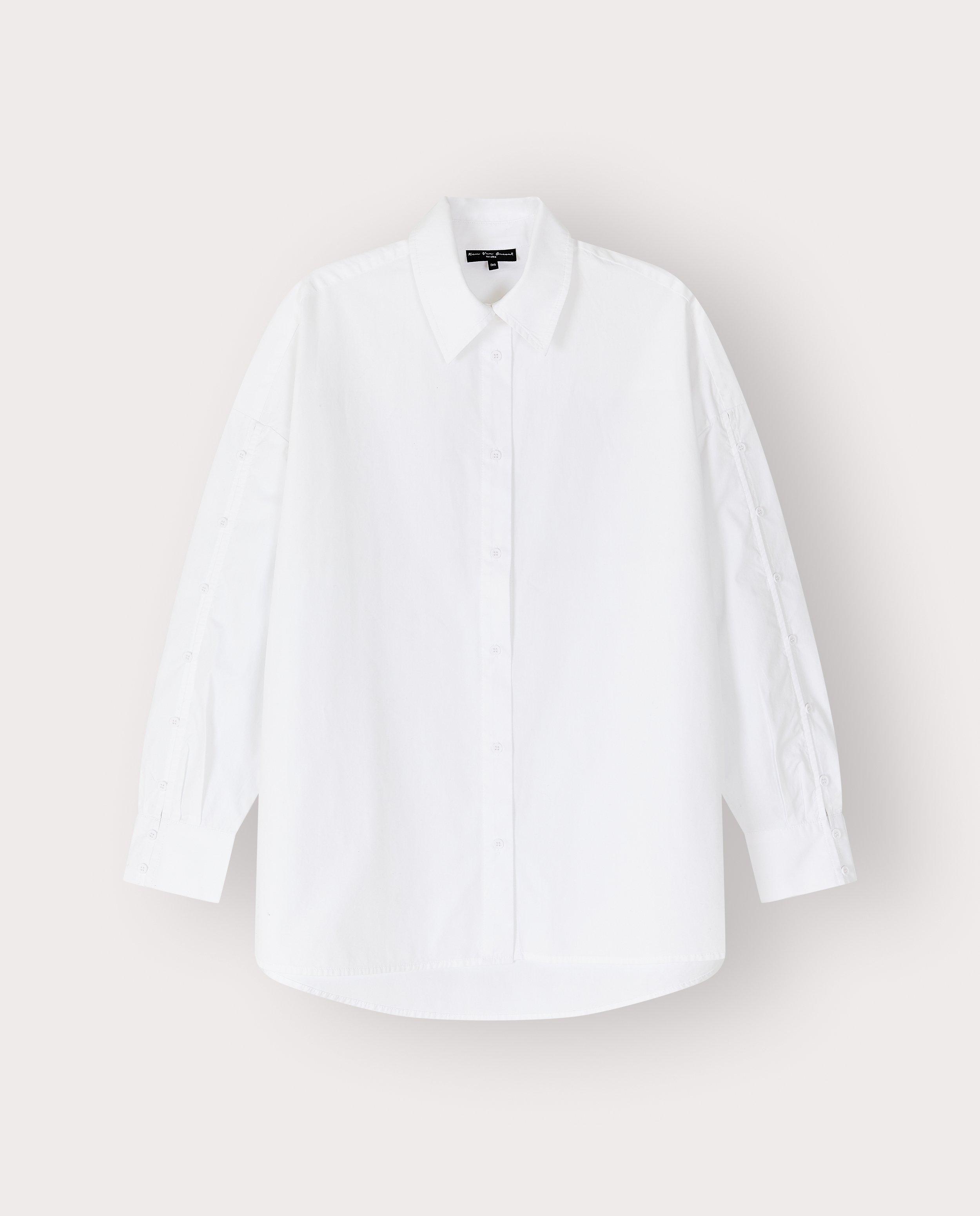 Hemd met knopen op mouwen - Product Detail - wit - afbeelding nummer 7