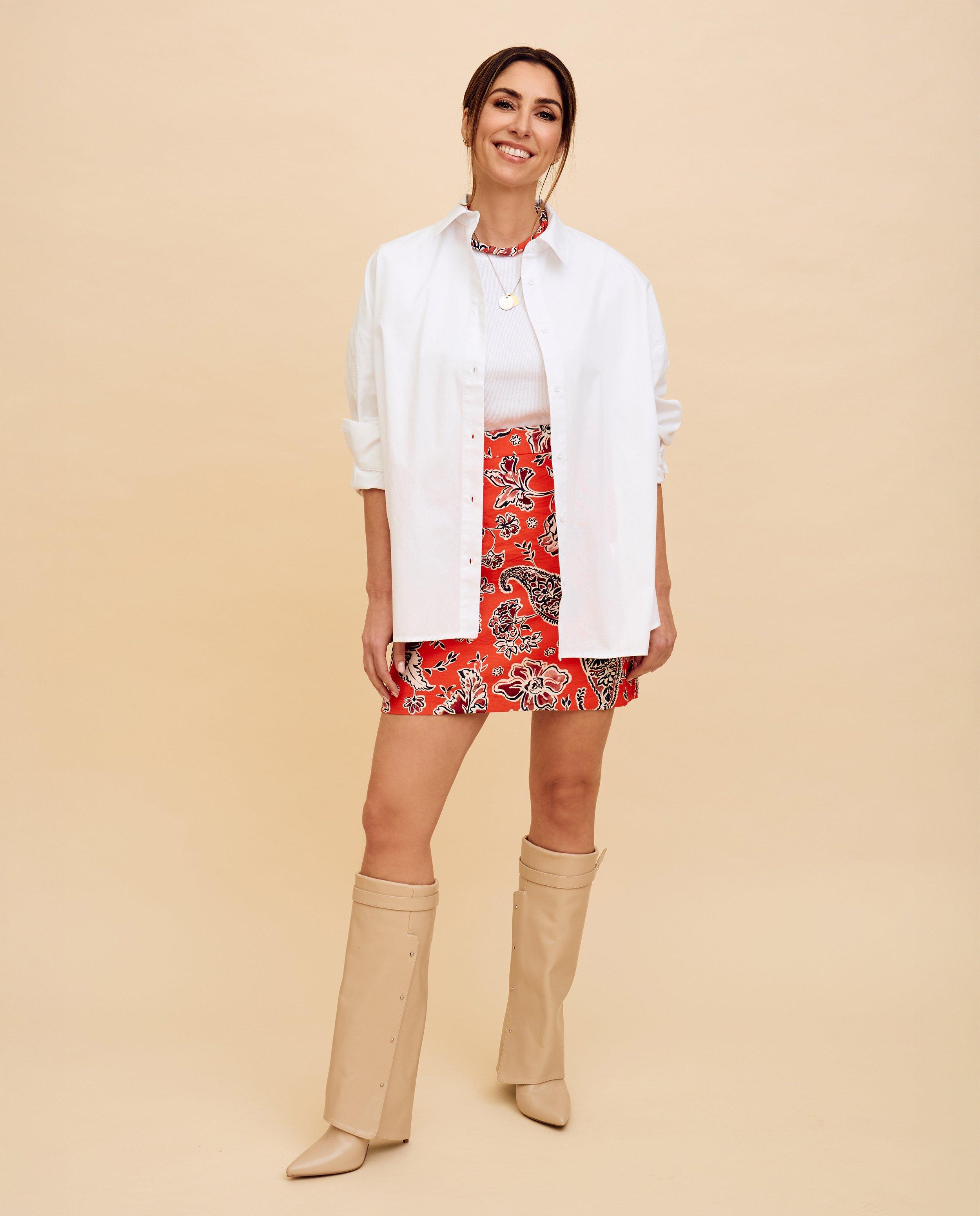 Chemise avec boutons aux manches - D&eacute;tails du produit - blanc - image num&eacute;ro 6