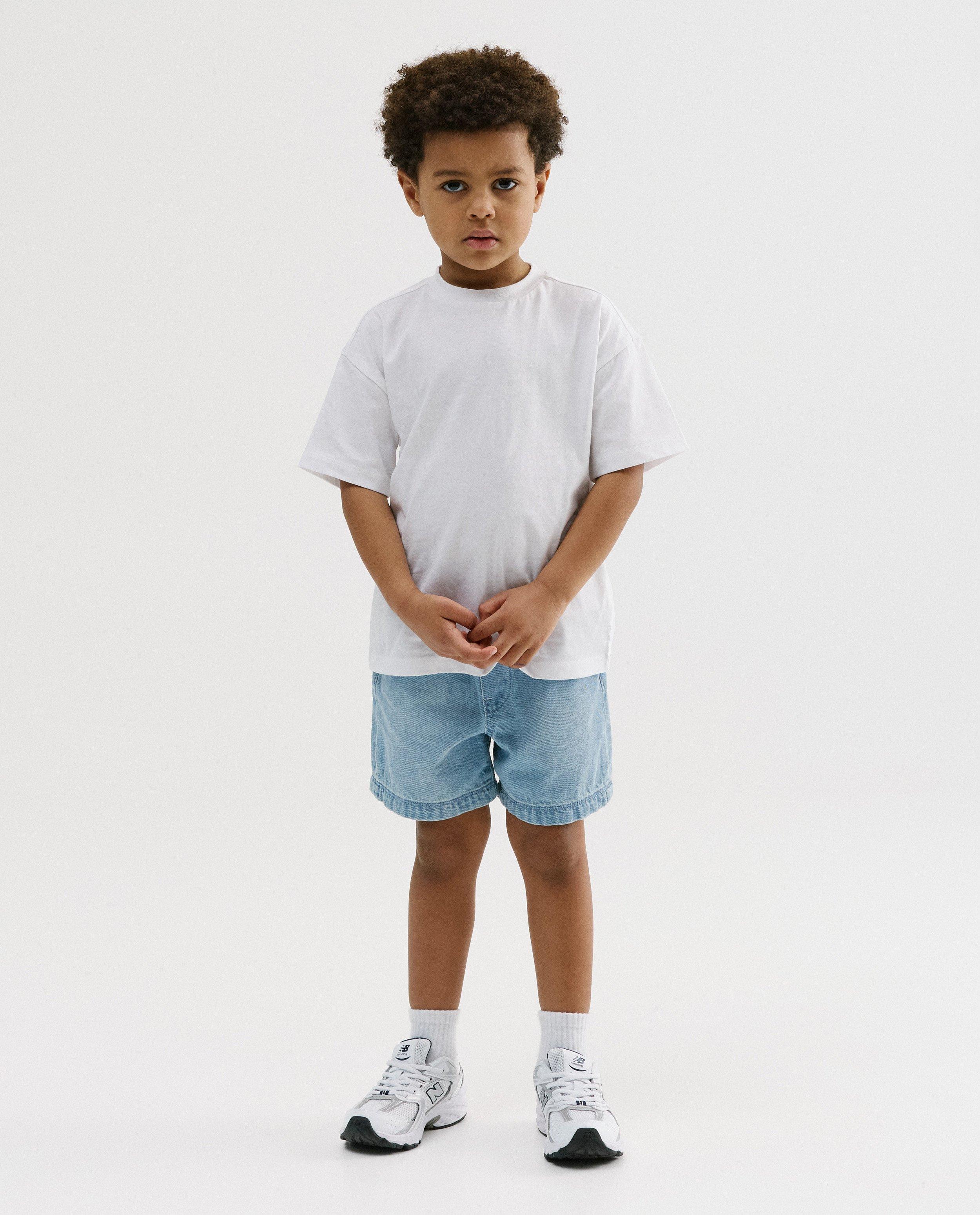 Short, baggy fit - D&eacute;tails du produit - bleu clair - image num&eacute;ro 1