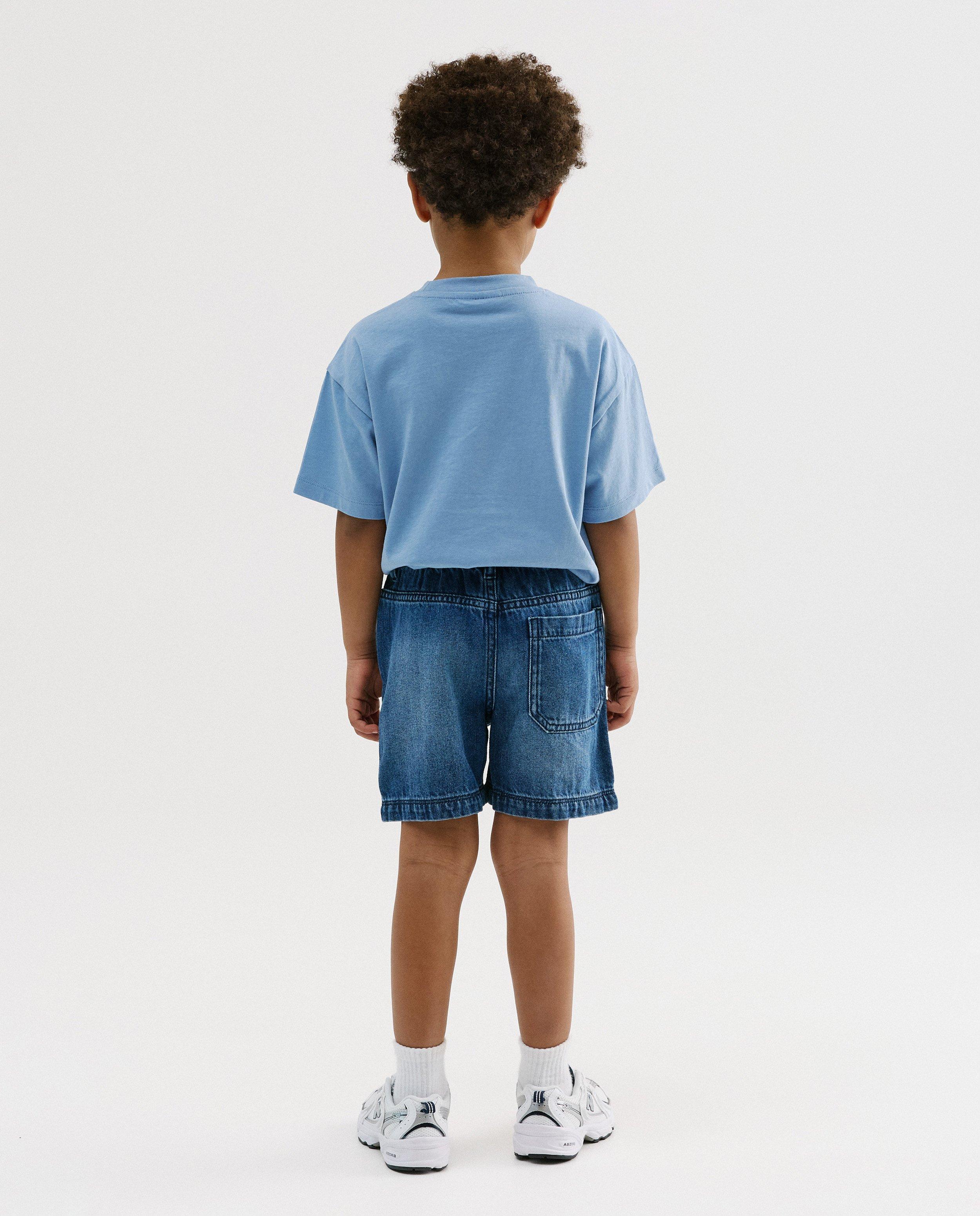 Blauwe jeansshort, baggy fit - Product Detail - blauw - afbeelding nummer 2
