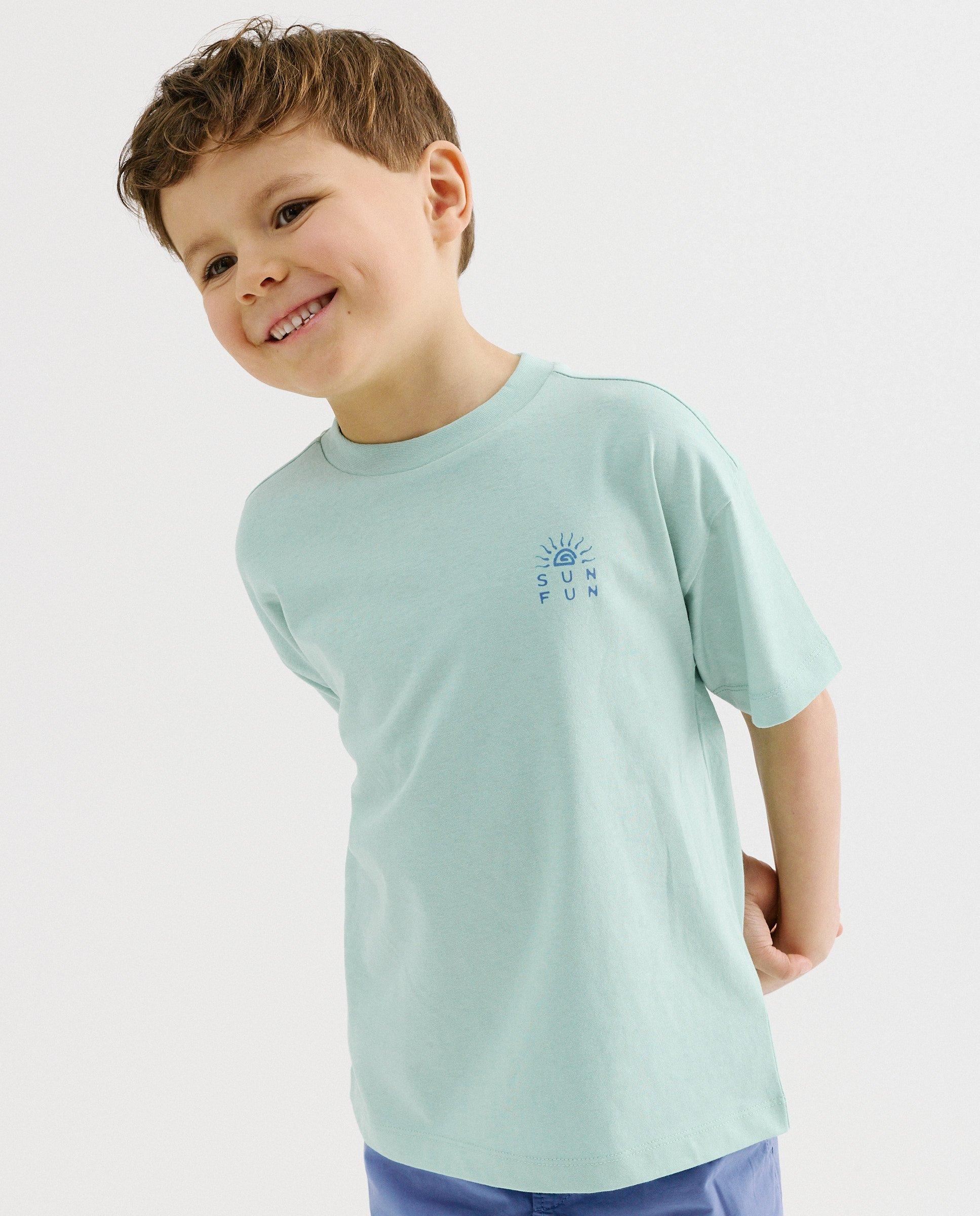 T-shirt met backprint, loose fit - Product Detail - khaki - afbeelding nummer 2