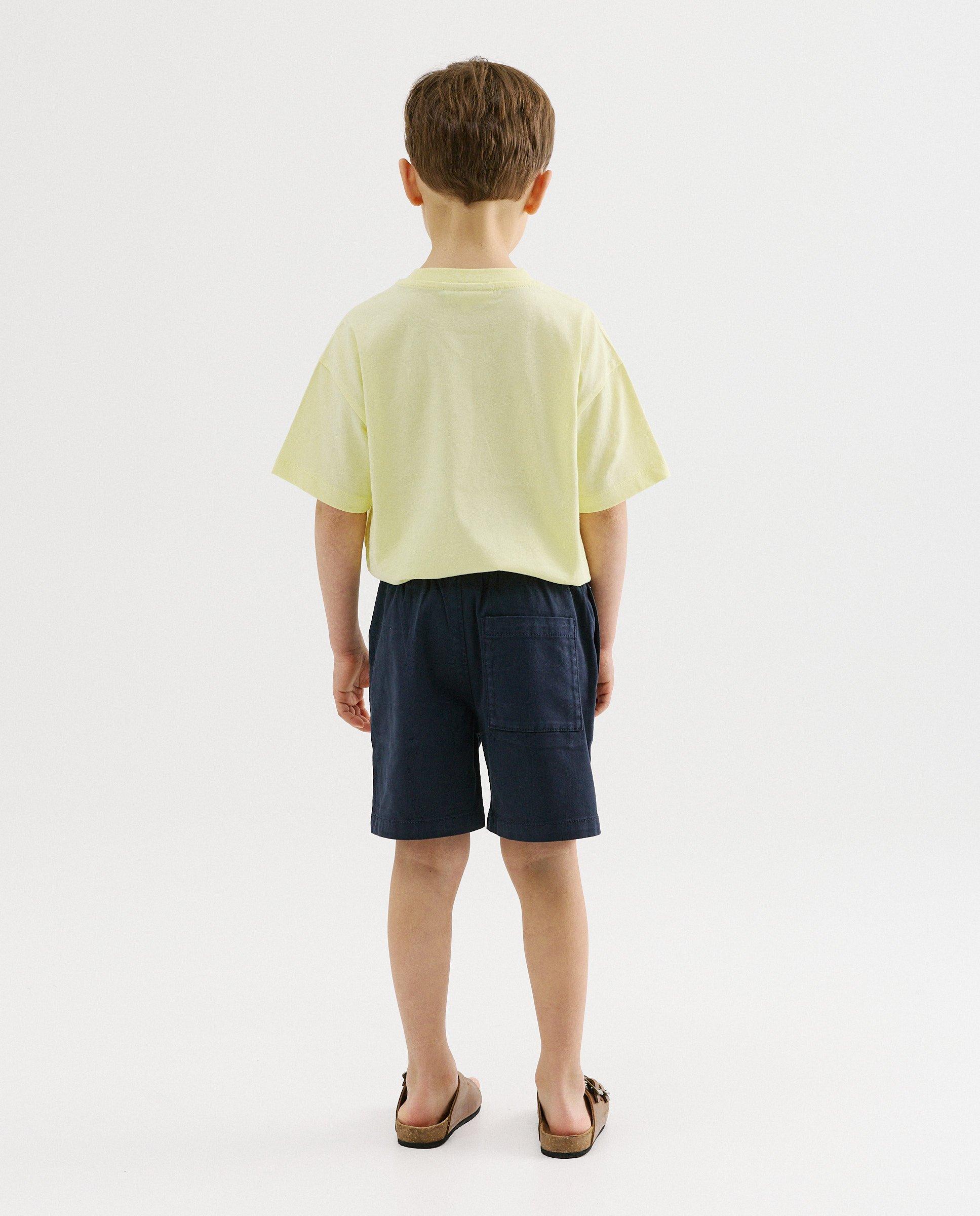 Short brun clair - D&eacute;tails du produit - bleu fonc&eacute; - image num&eacute;ro 2