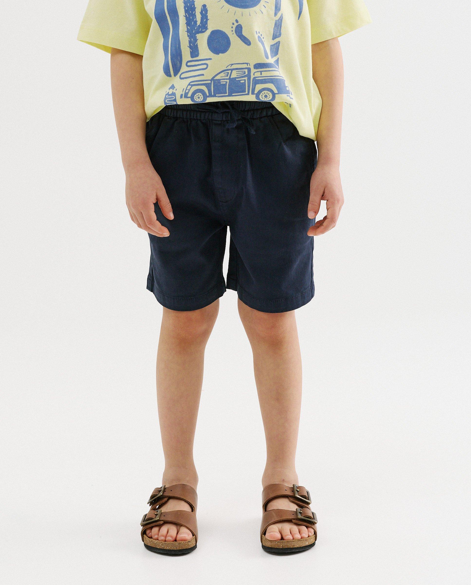 Lichtbruine short - Product Detail - donkerblauw - afbeelding nummer 3