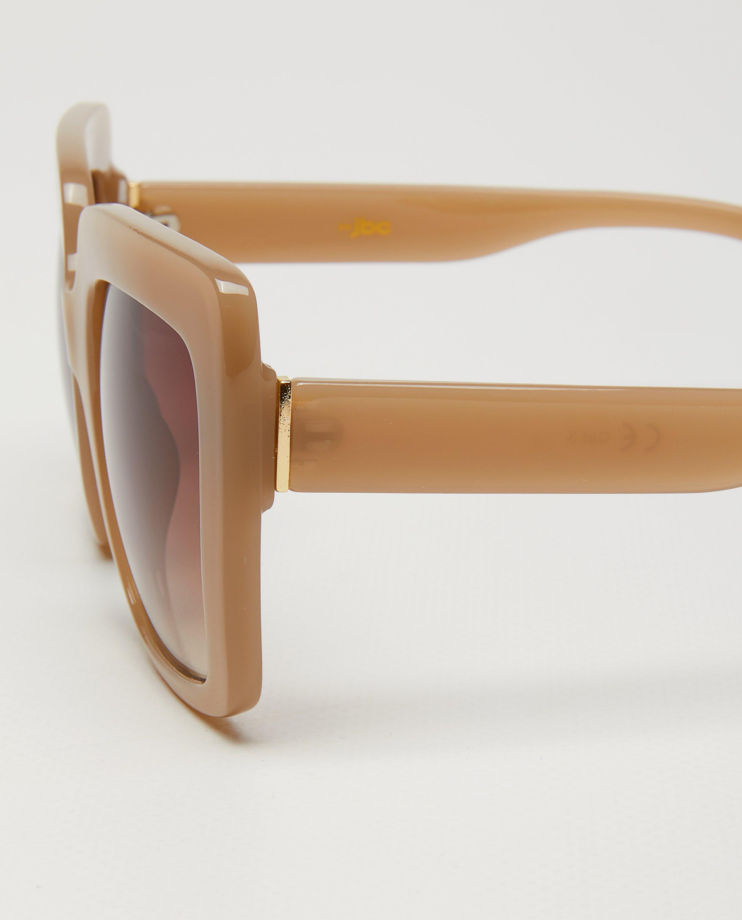 Zonnebrillen - Beige zonnebril, 100% uv-bescherming, dames