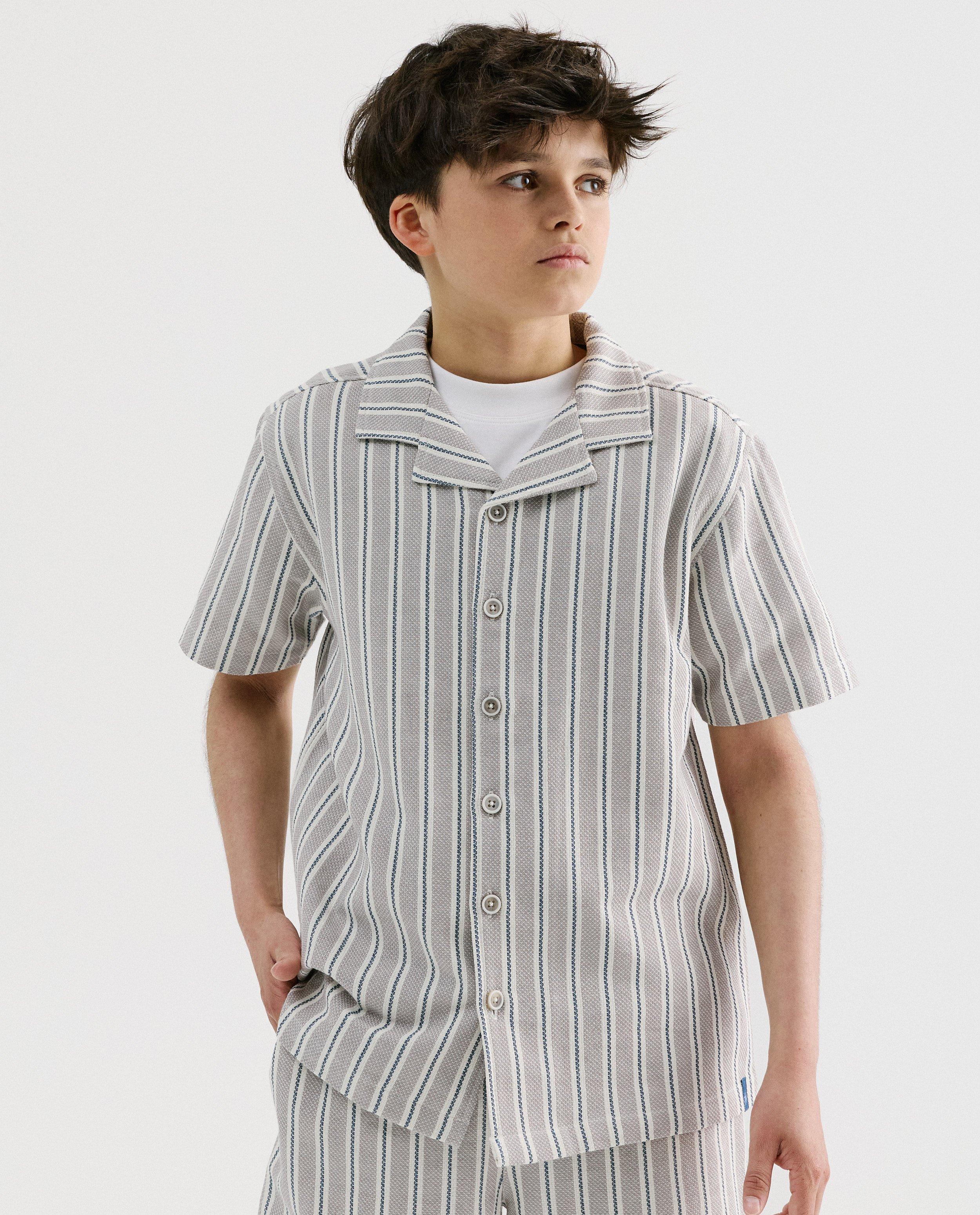 Hemd met strepen - Product Detail - beige - afbeelding nummer 1