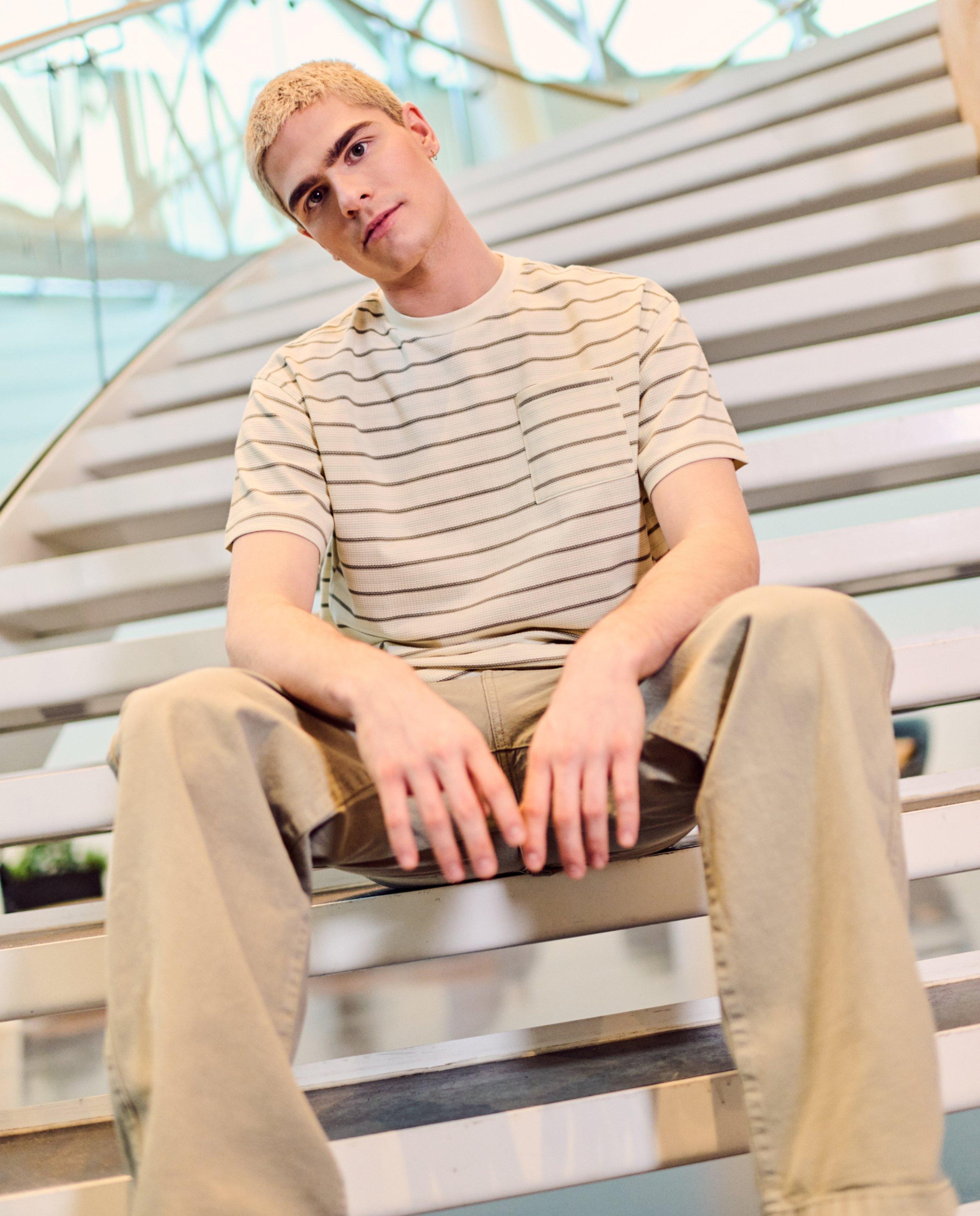 Jeans - Groene broek, skater fit