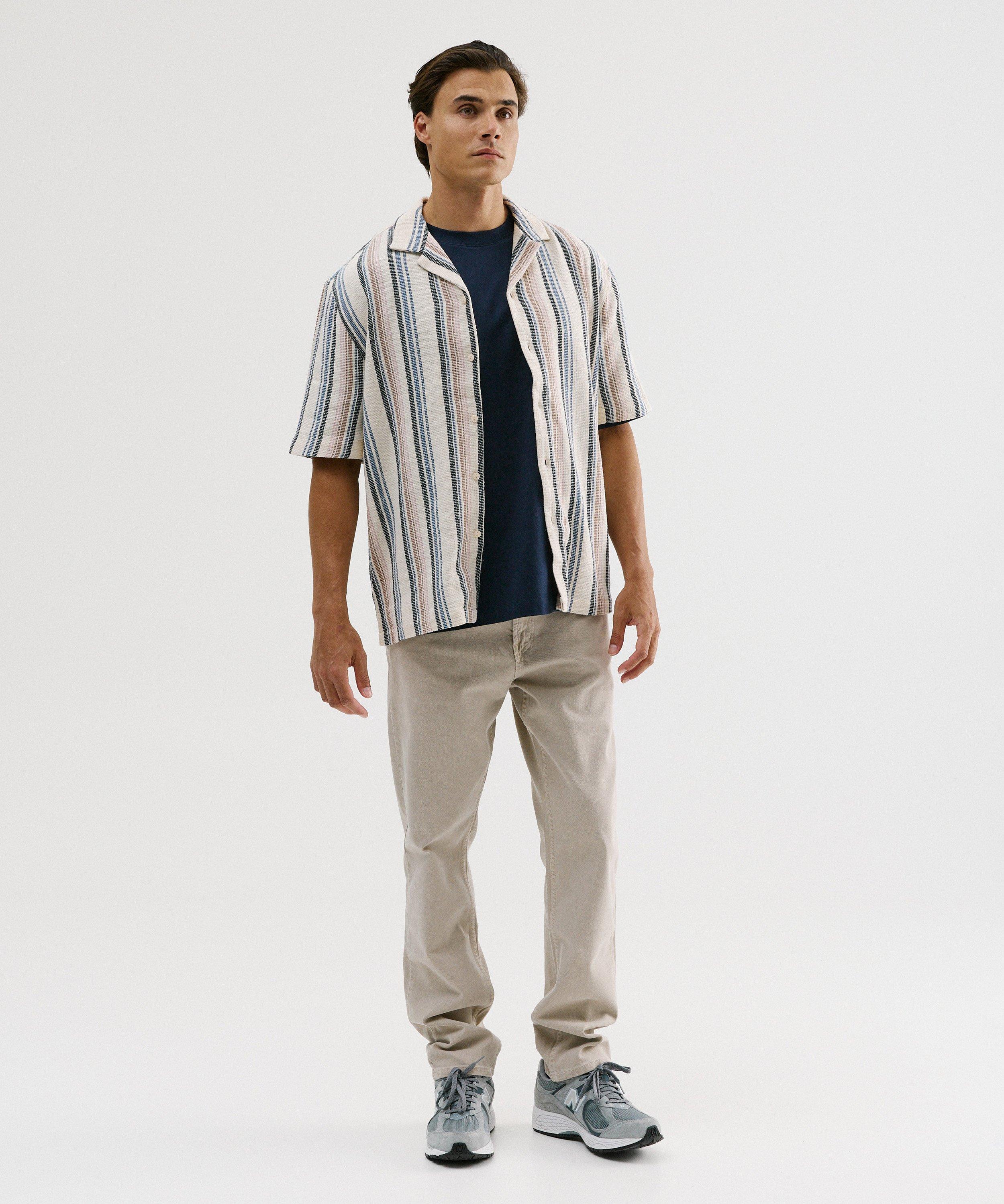 Hemd met strepen - Product Detail - lichtbeige - afbeelding nummer 2