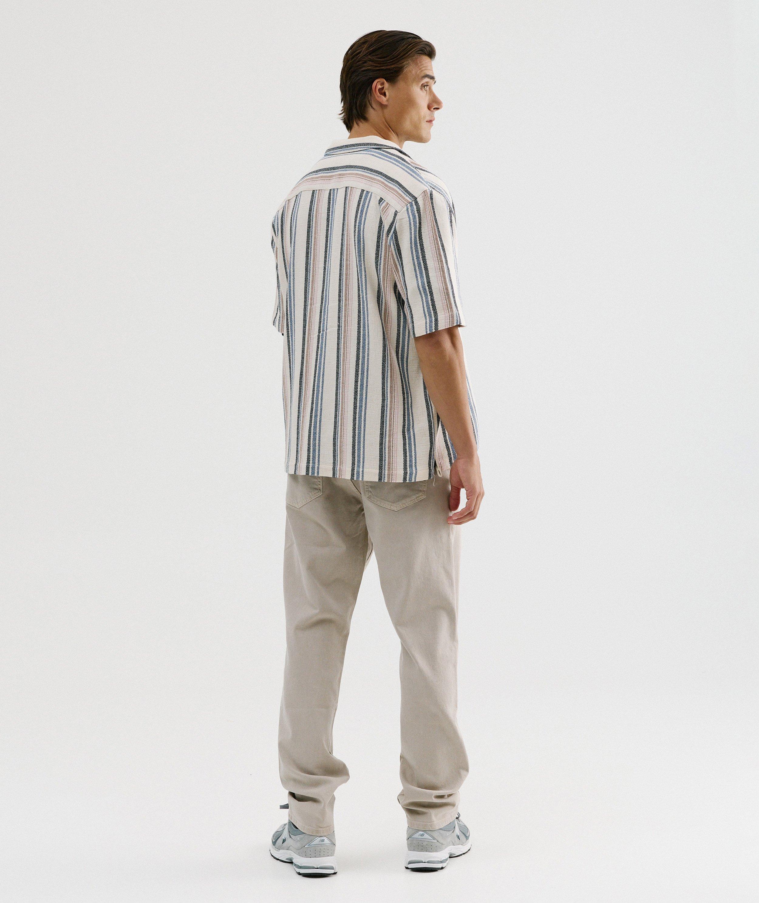 Chemise ray&eacute;e - D&eacute;tails du produit - beige clair - image num&eacute;ro 3