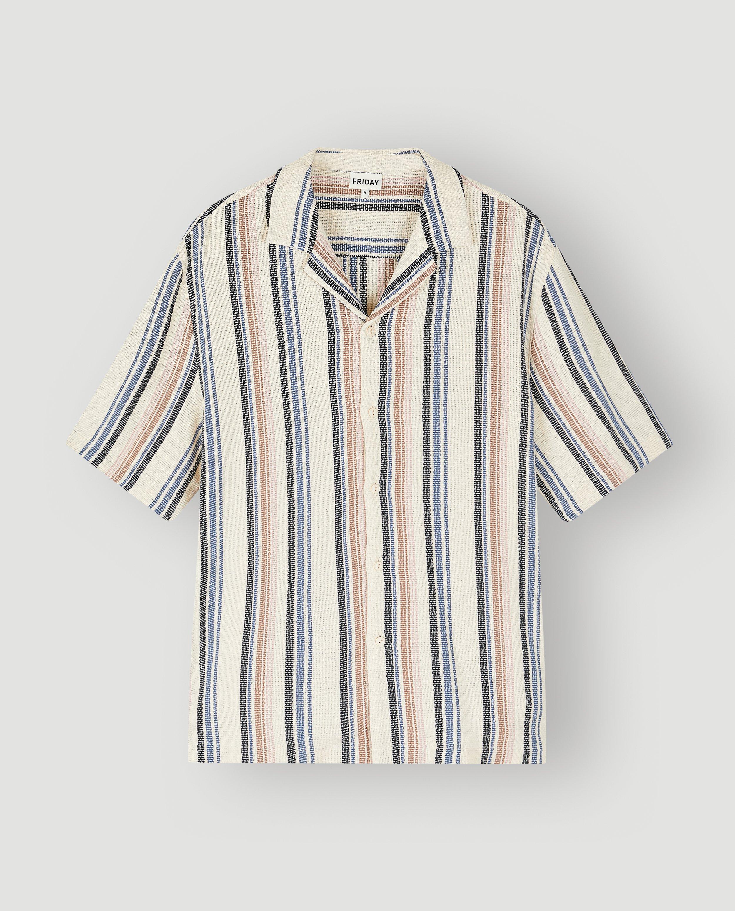 Chemise ray&eacute;e - D&eacute;tails du produit - beige clair - image num&eacute;ro 4