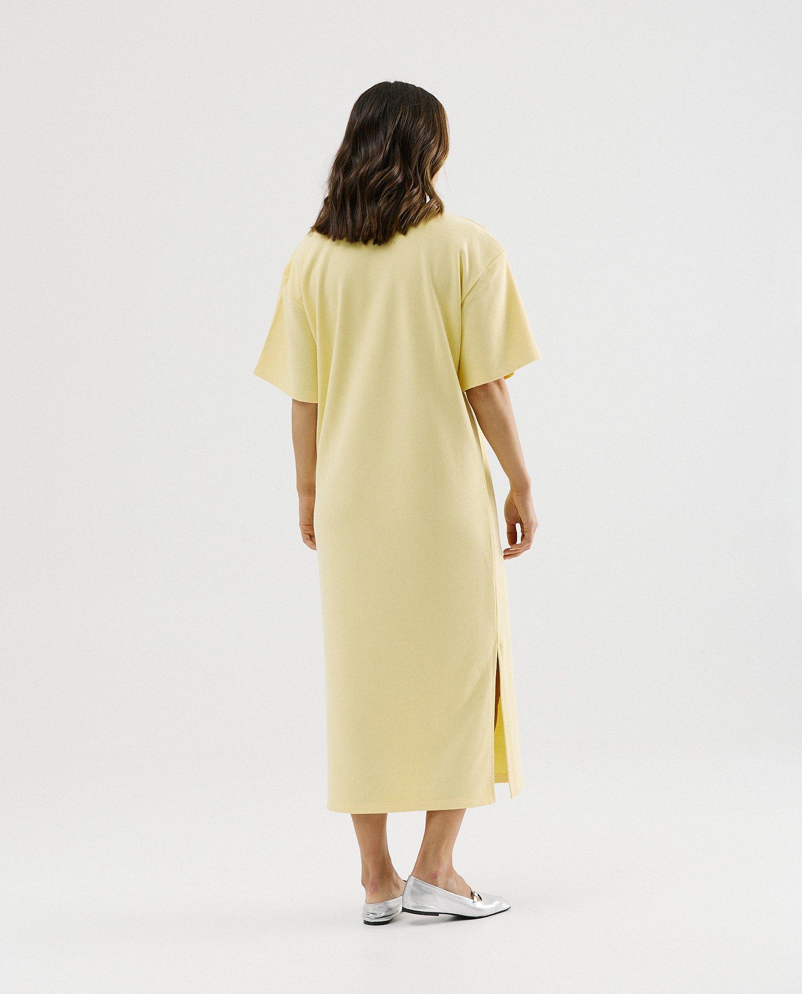 Gele T-shirtjurk - Product Detail - lichtgeel - afbeelding nummer 2