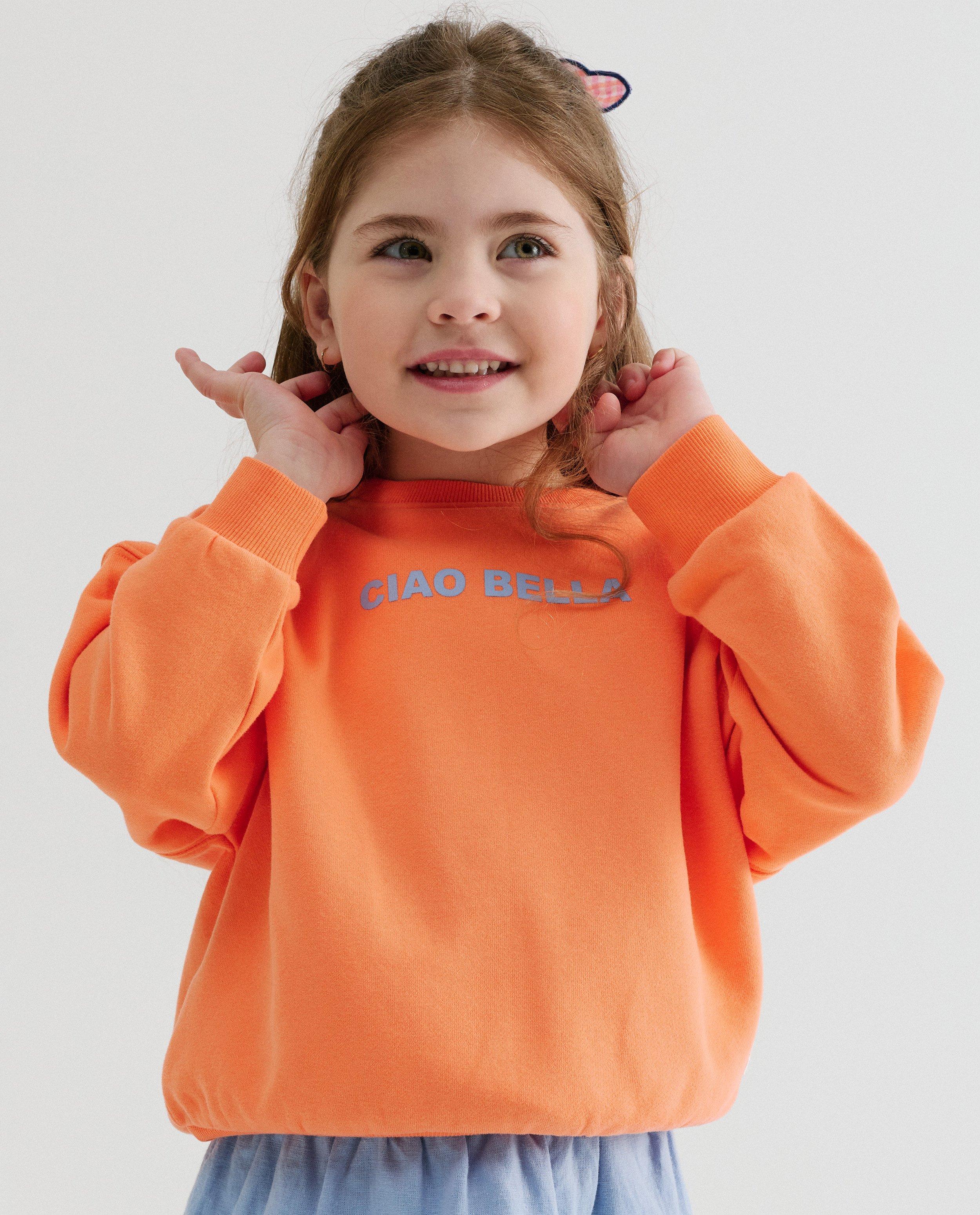 Sweater met backprint - Product Detail - oranje - afbeelding nummer 1