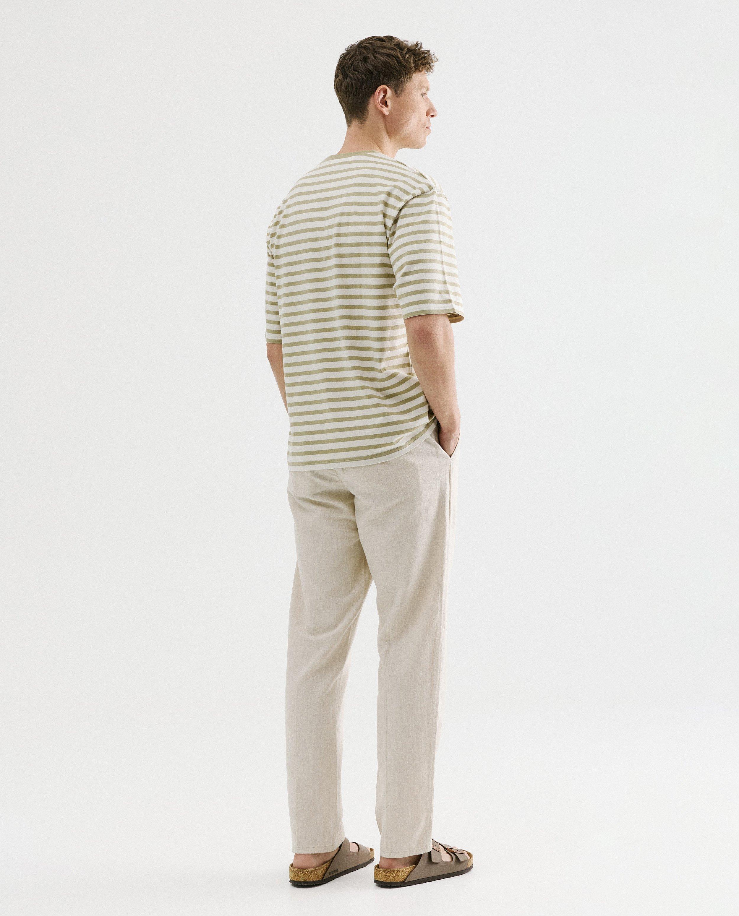 T-shirt met strepen, loose fit, S-XXL - Product Detail - lichtgroen - afbeelding nummer 3