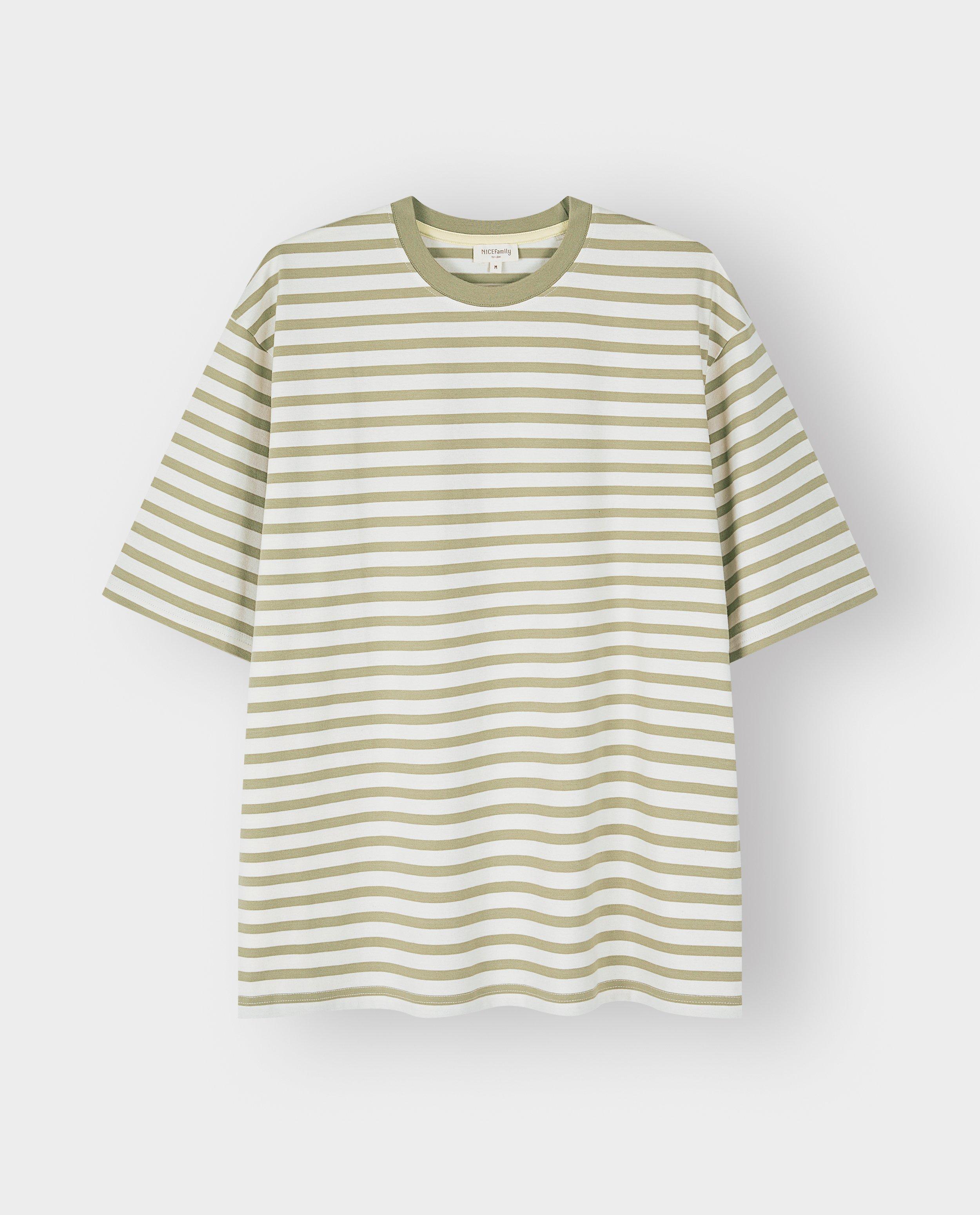 T-shirt met strepen, loose fit, S-XXL - Product Detail - lichtgroen - afbeelding nummer 5