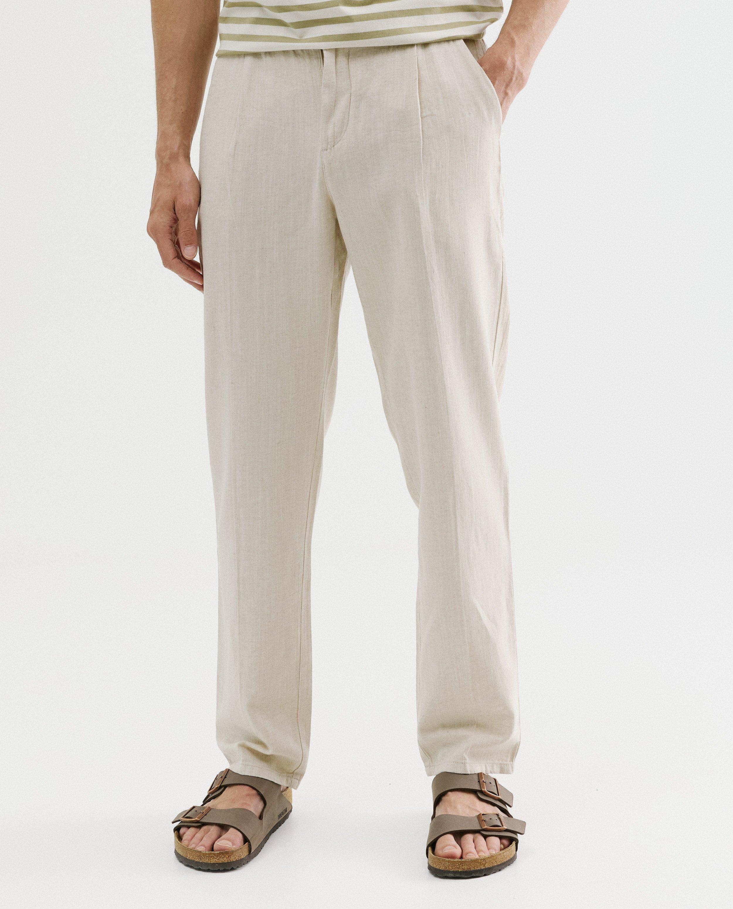 Beige broek, regular fit, S-XXL - Product Detail - lichtbruin - afbeelding nummer 3