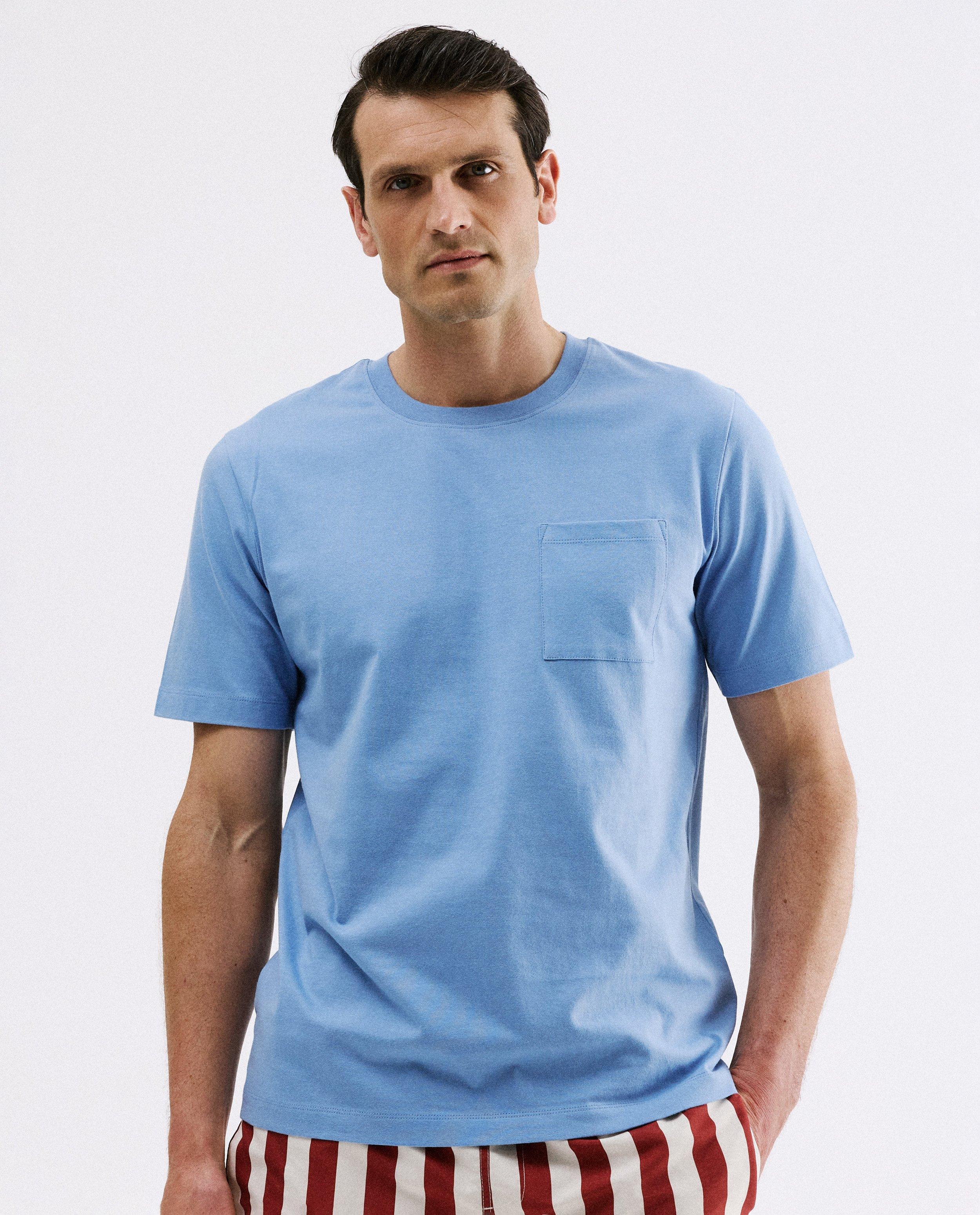 T-shirt met backprint, regular fit - Product Detail - lichtblauw - afbeelding nummer 2