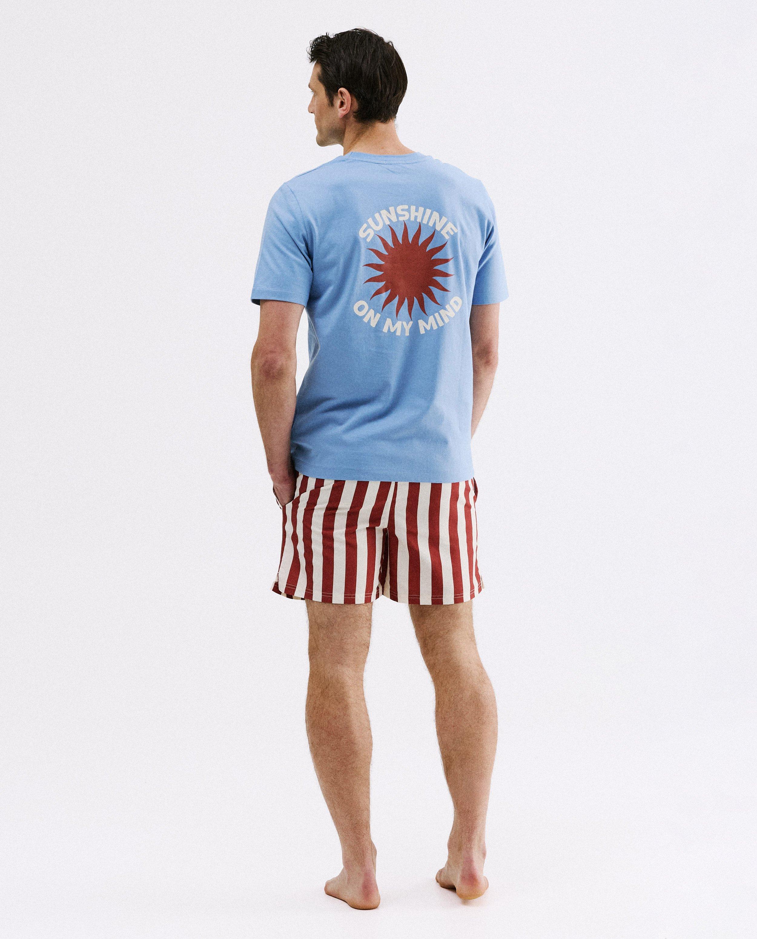 T-shirt met backprint, regular fit - Product Detail - lichtblauw - afbeelding nummer 4