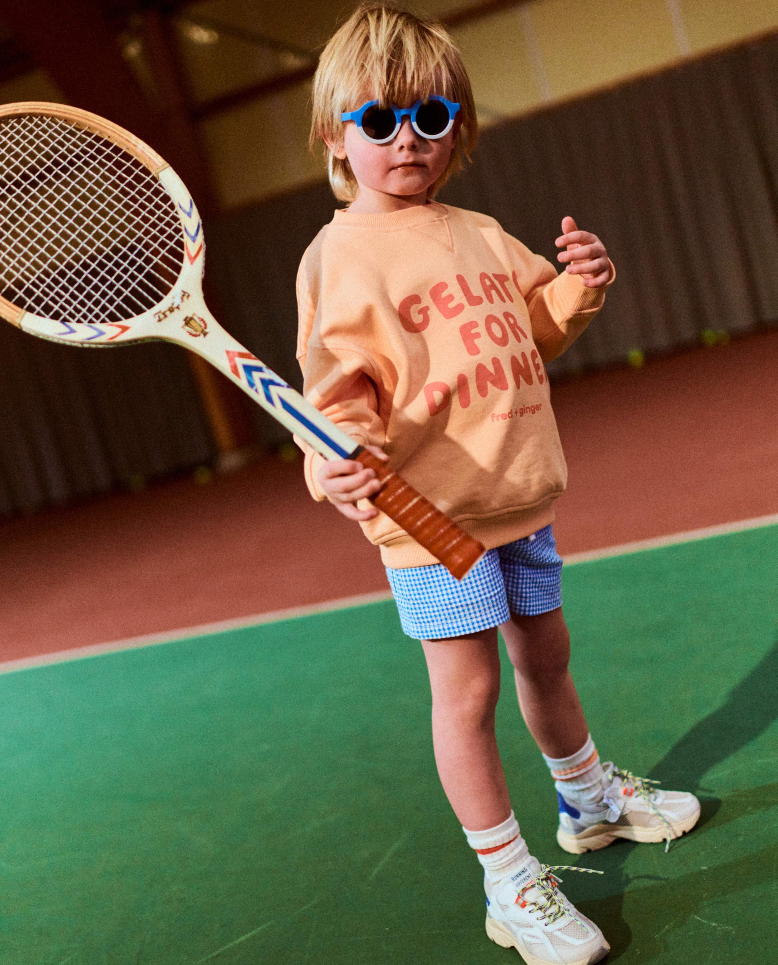 Sweater met opschrift - Product Detail - lichtoranje - afbeelding nummer 1