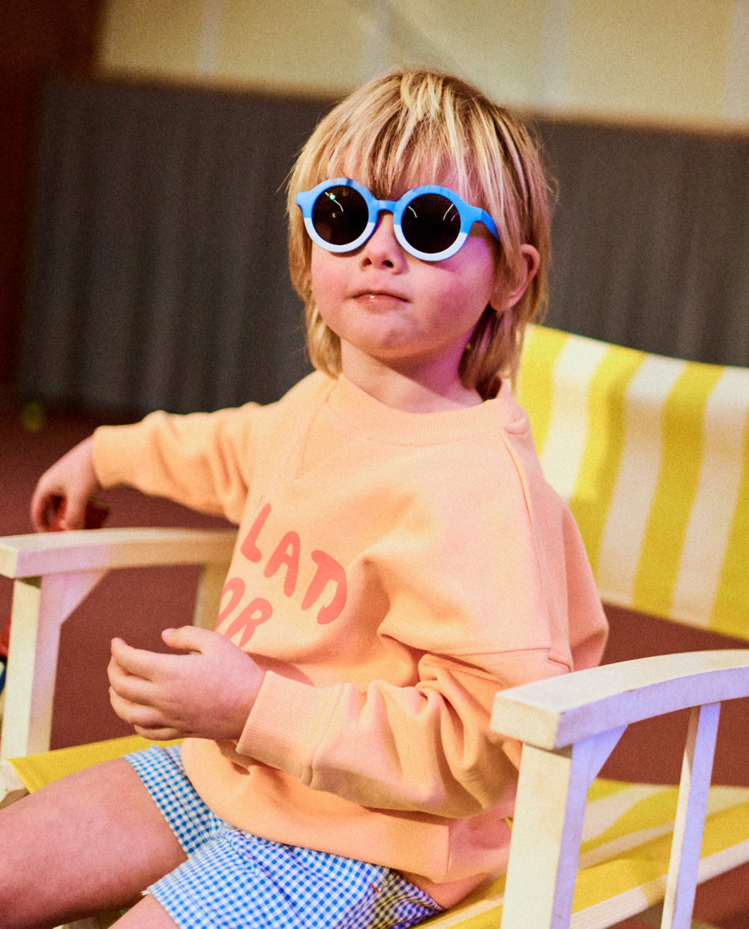 Sweat avec inscription - D&eacute;tails du produit - orange clair - image num&eacute;ro 2