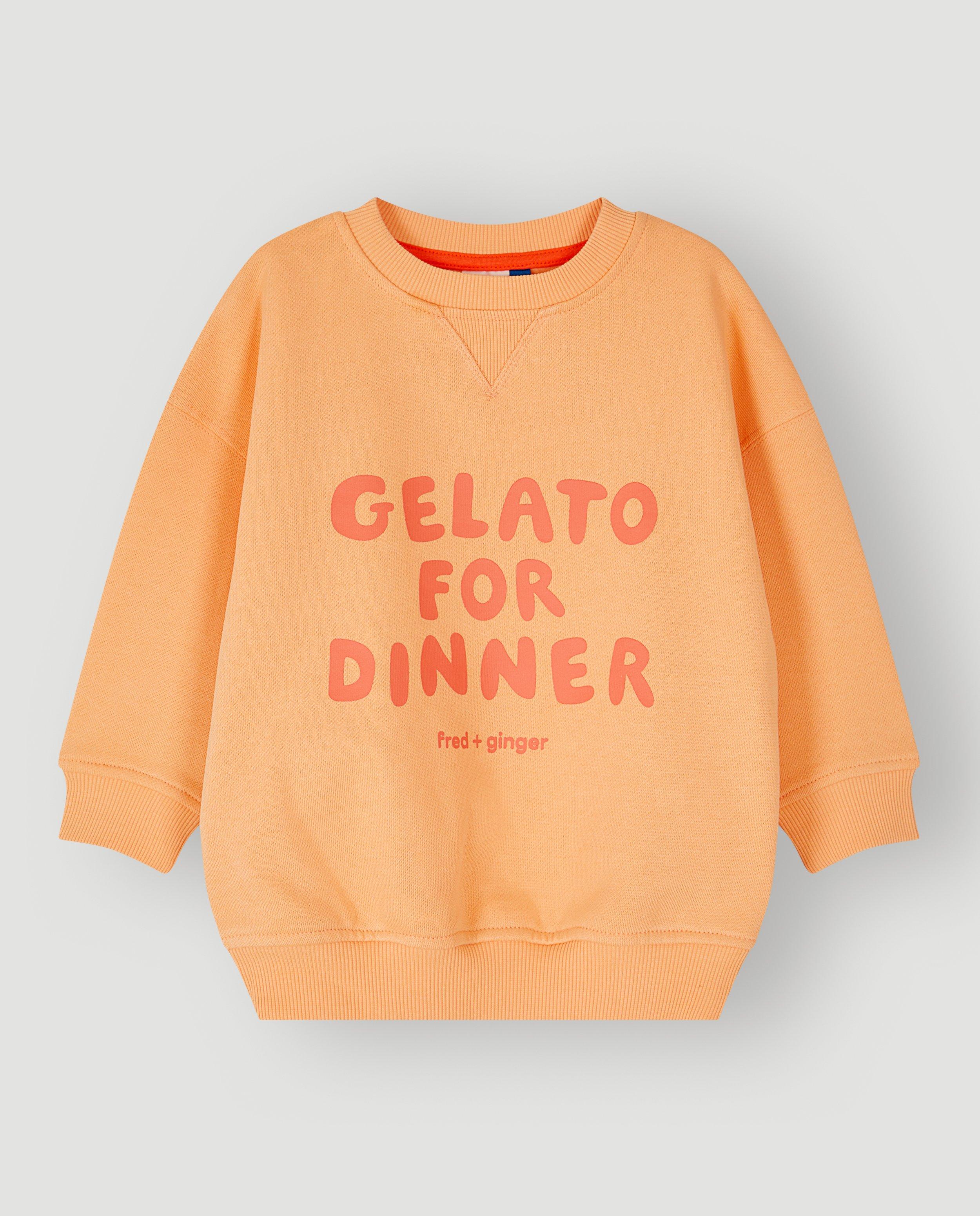 Sweater met opschrift - Product Detail - lichtoranje - afbeelding nummer 3