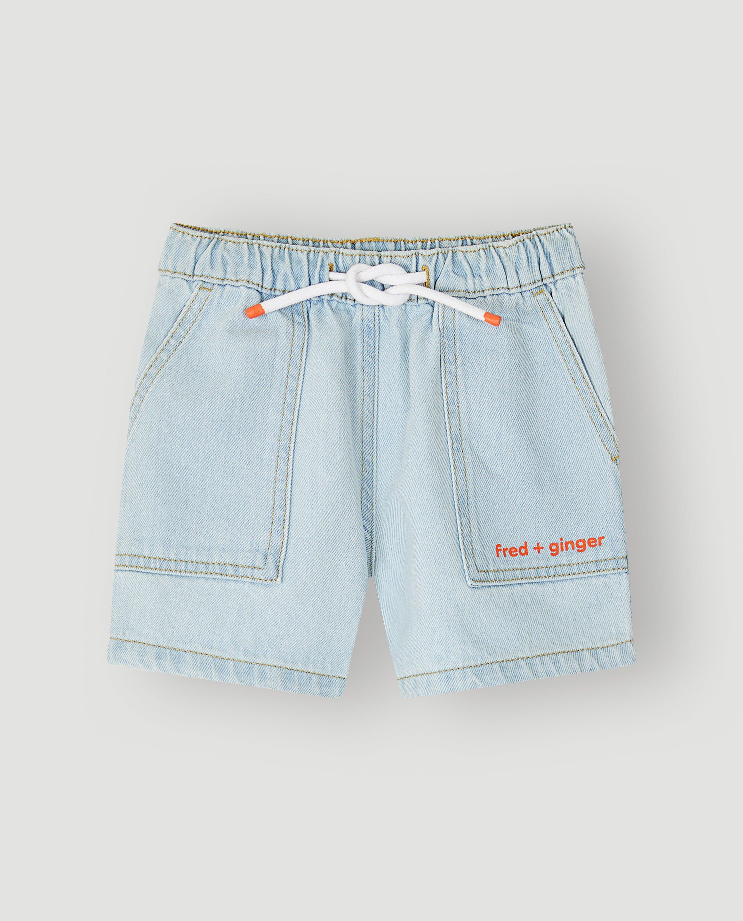 Short en jean bleu clair - D&eacute;tails du produit - bleu clair - image num&eacute;ro 1