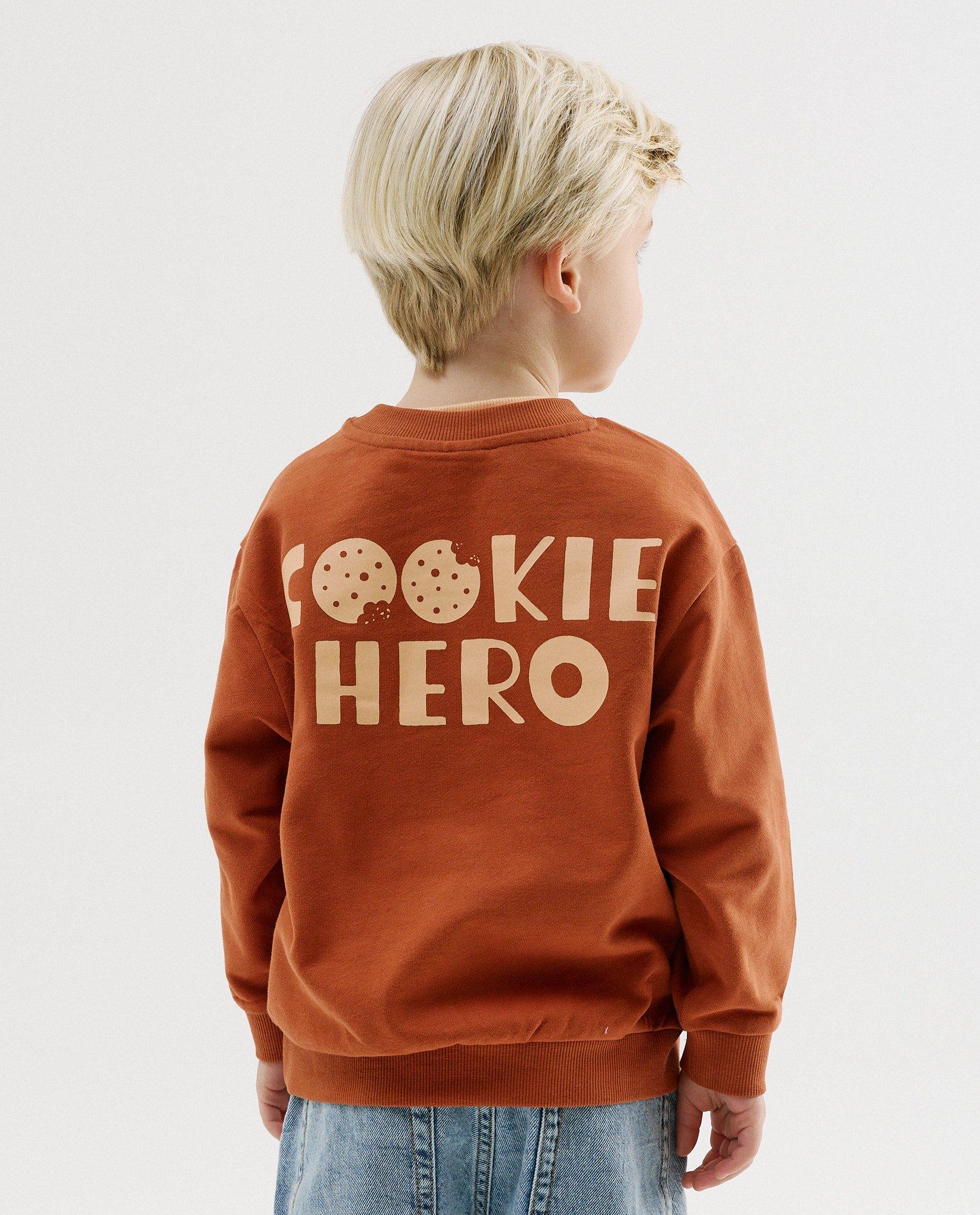 Sweater met backprint