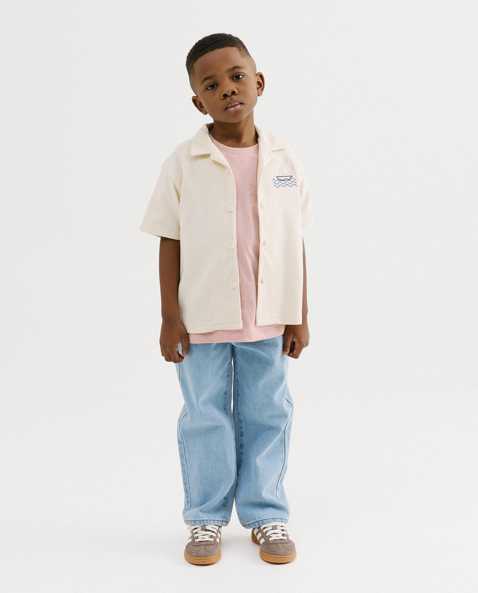 Chemise avec voilier brod&eacute; - D&eacute;tails du produit - blanc - image num&eacute;ro 2