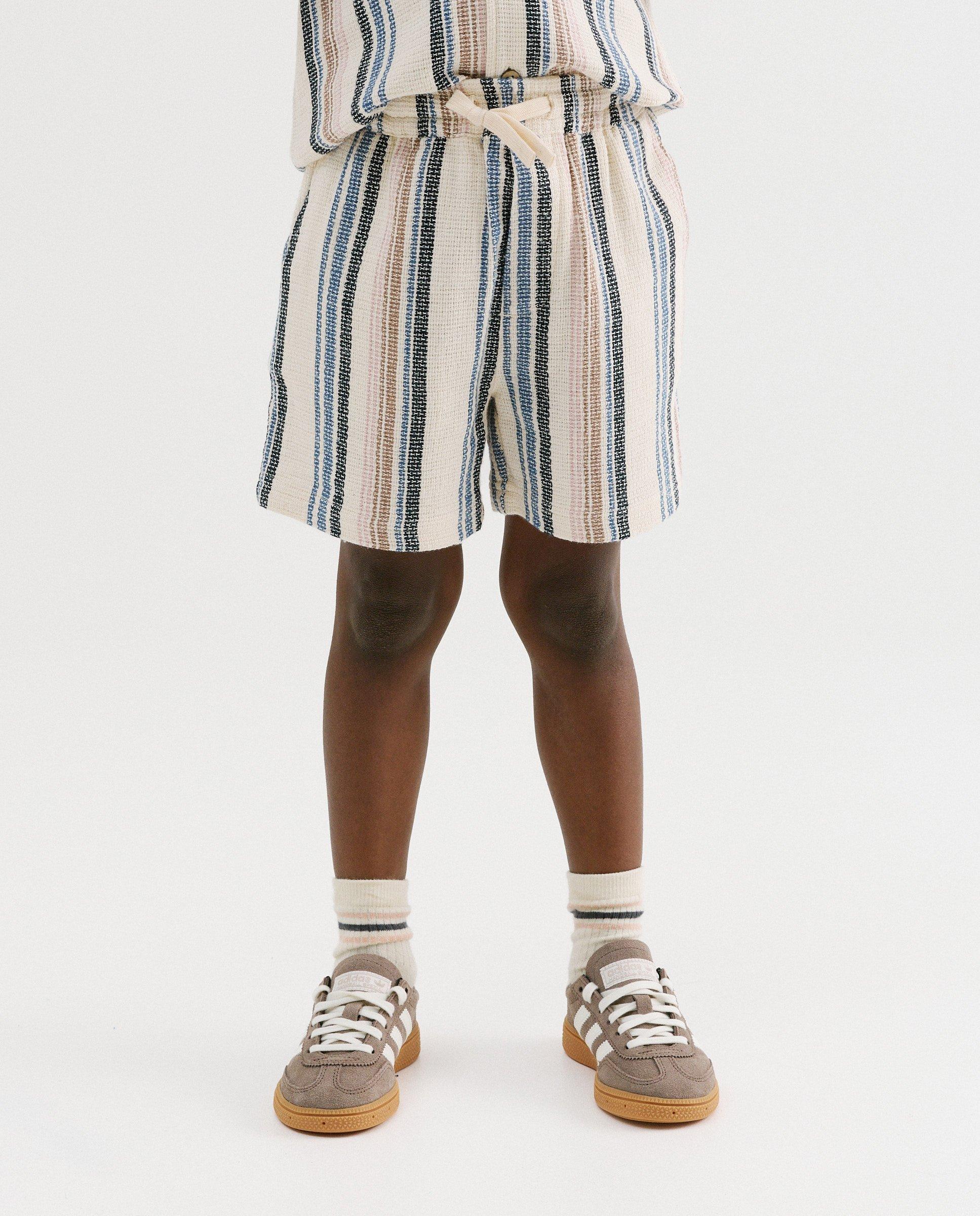 Short avec texture - D&eacute;tails du produit - blanc - image num&eacute;ro 3