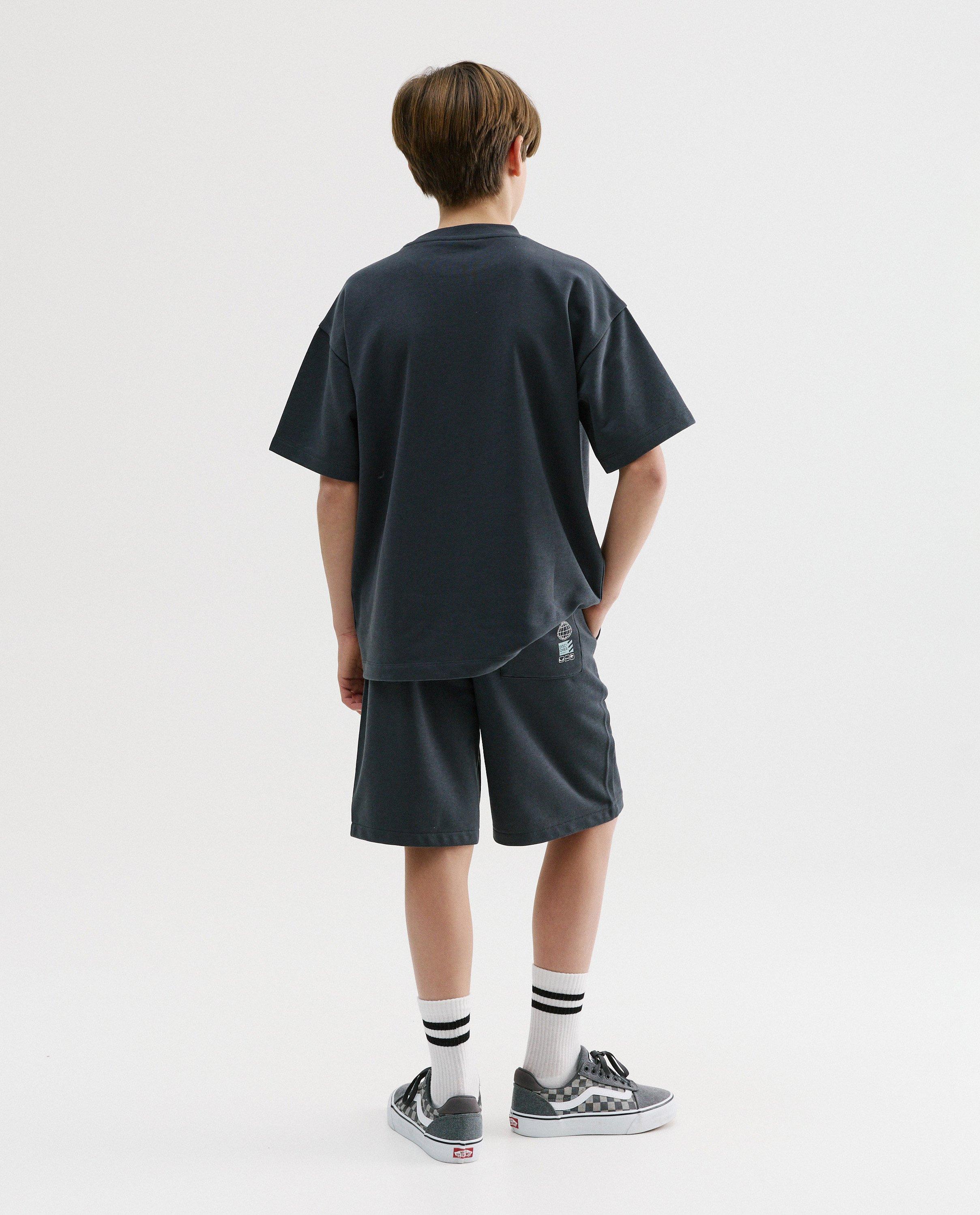 Donkergrijze short van sweatstof - Product Detail - donkergrijs - afbeelding nummer 2