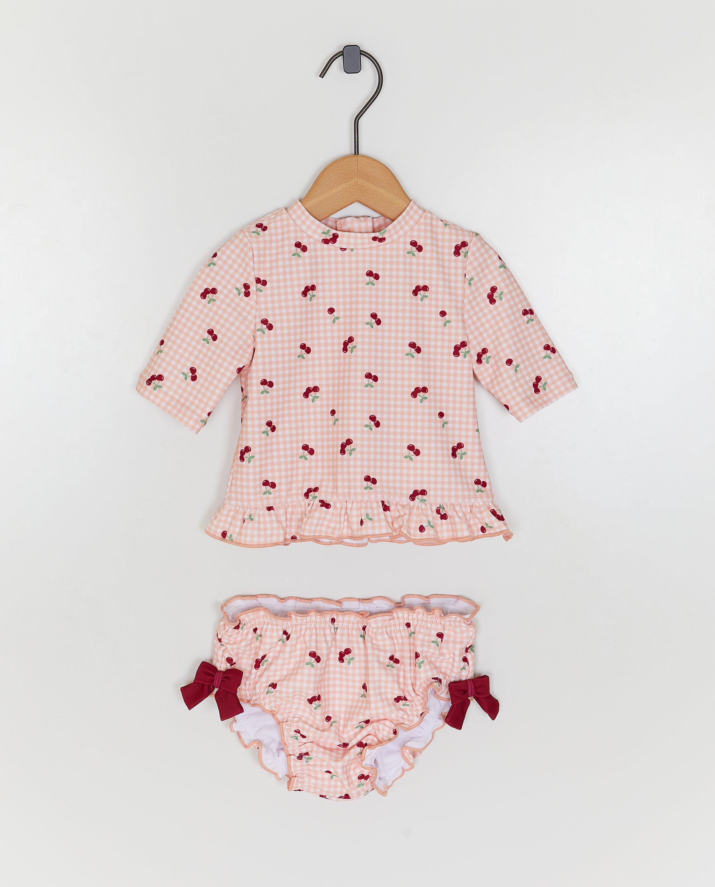 Zwemset: top + broekje, UPF 50+ - Product Detail - roze - afbeelding nummer 1