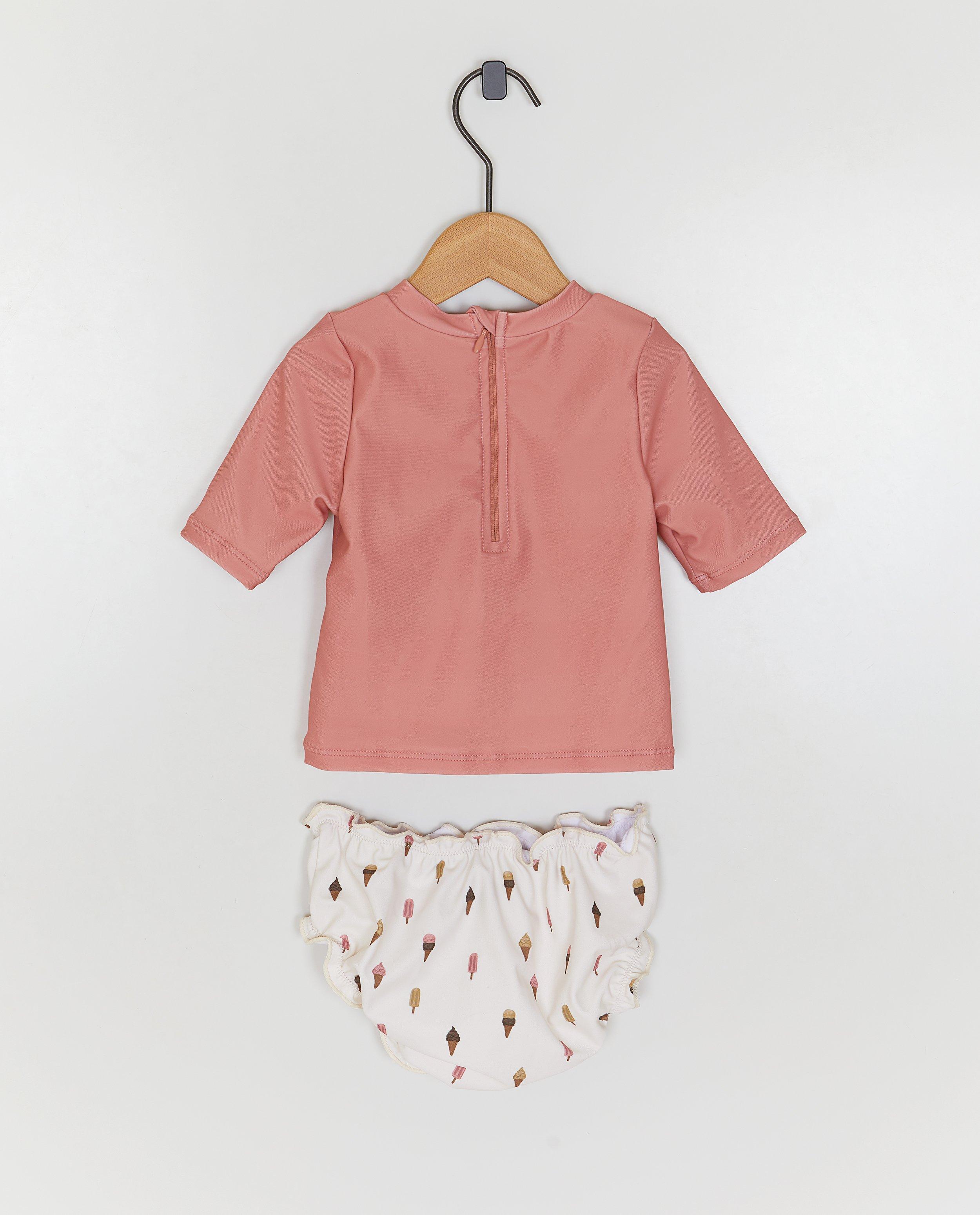 Zwemset: top + broekje, UPF 50+ - Product Detail - roze - afbeelding nummer 2