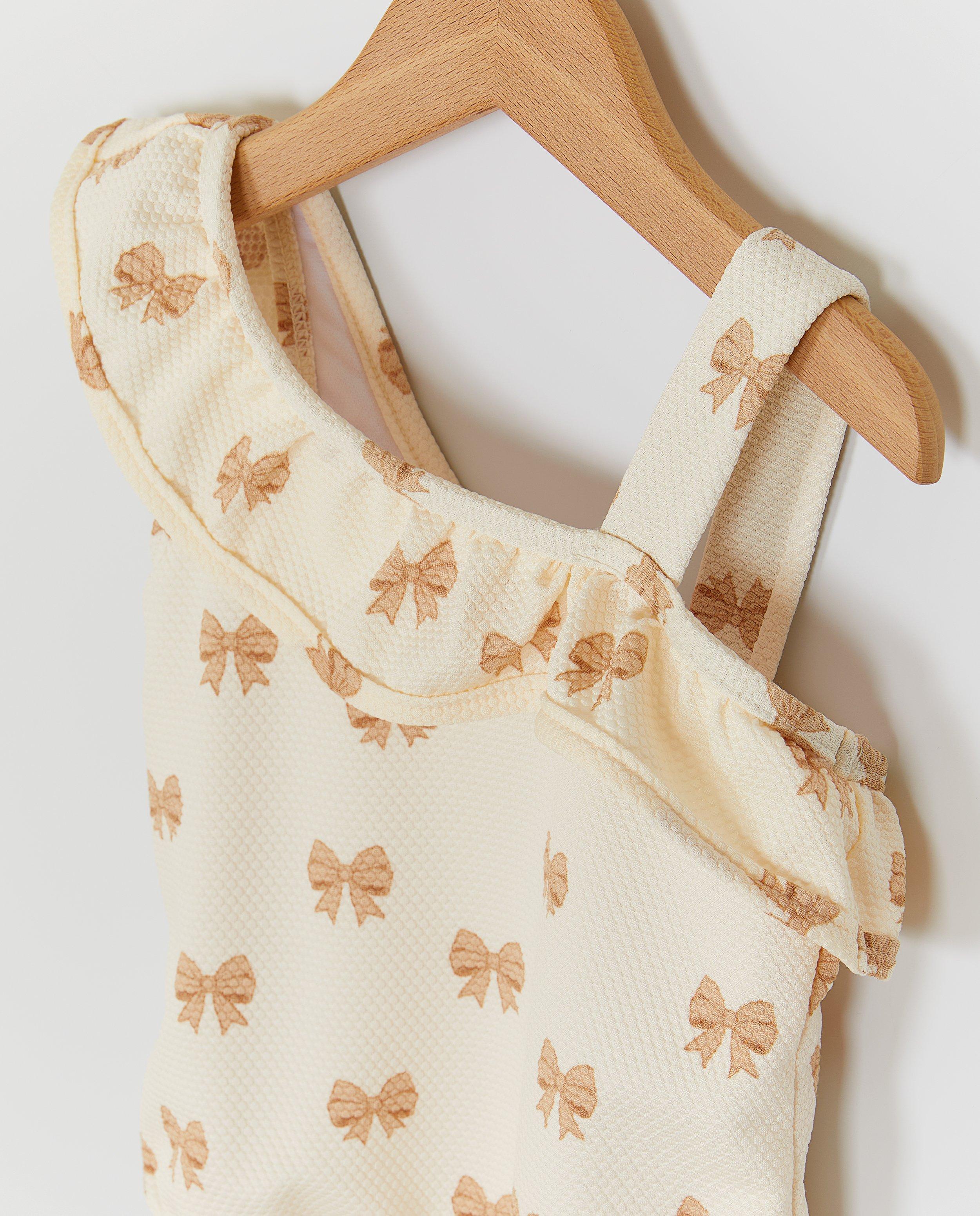 Badpak met print strikjes, UPF 50+ - Product Detail - wit - afbeelding nummer 3