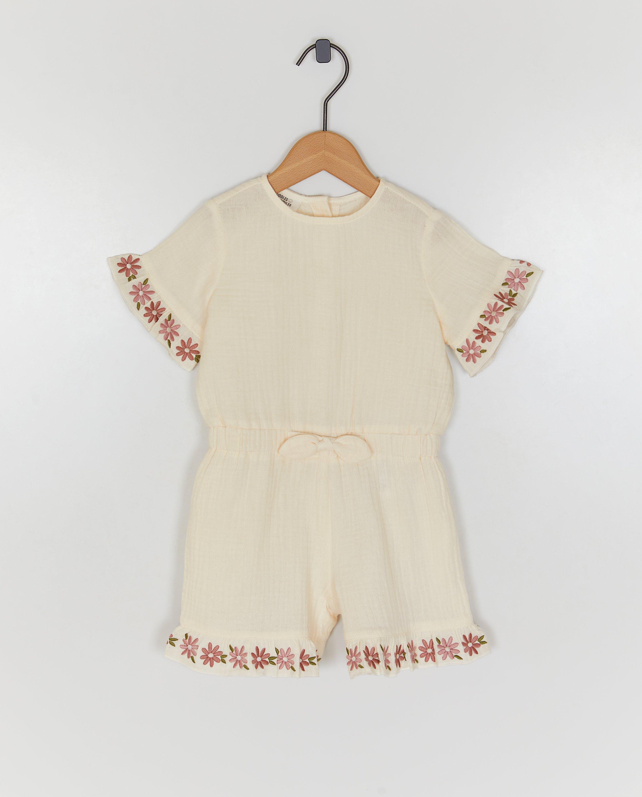 Combinaison en t&eacute;tra - D&eacute;tails du produit - blanc - image num&eacute;ro 3