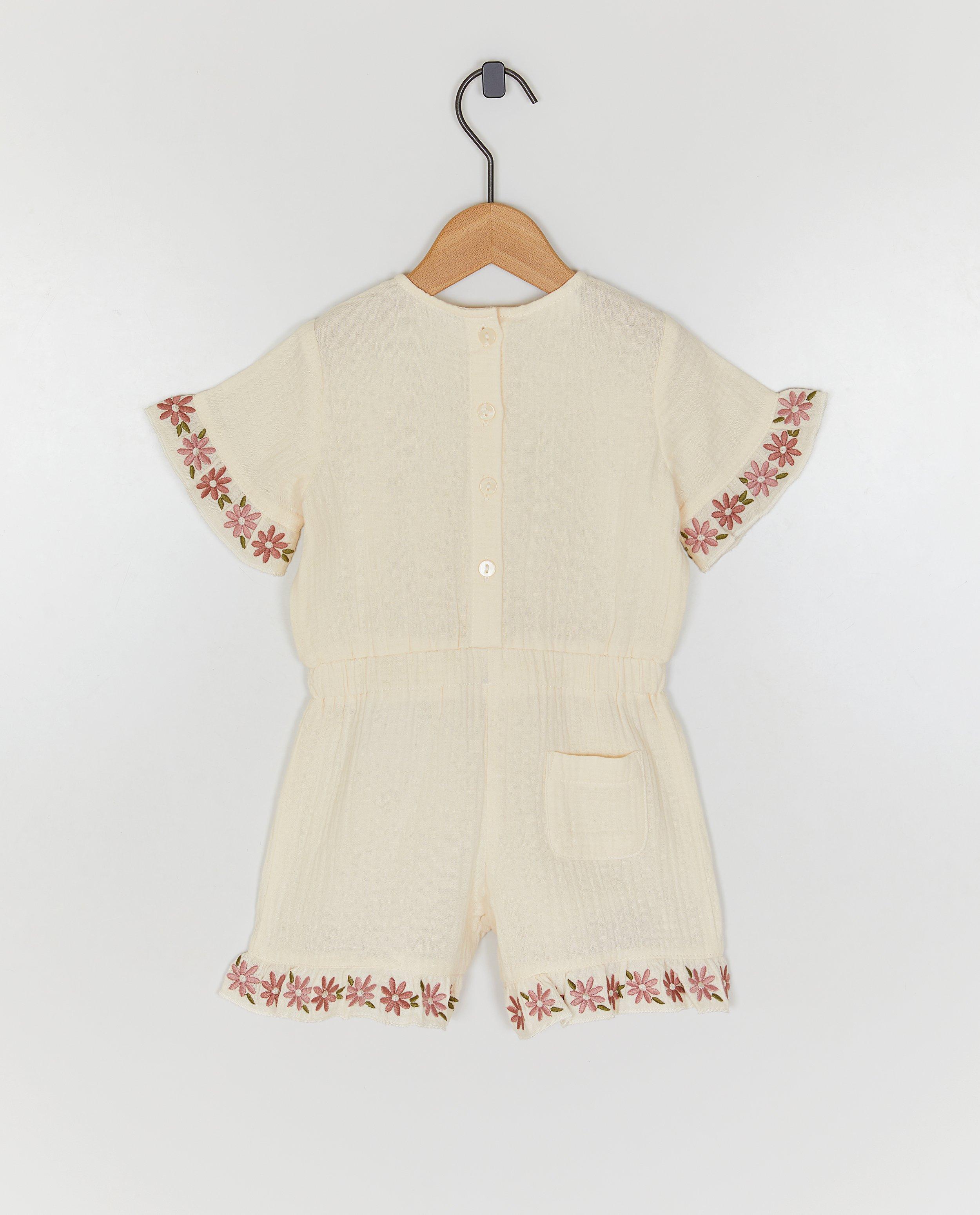 Combinaison en t&eacute;tra - D&eacute;tails du produit - blanc - image num&eacute;ro 4