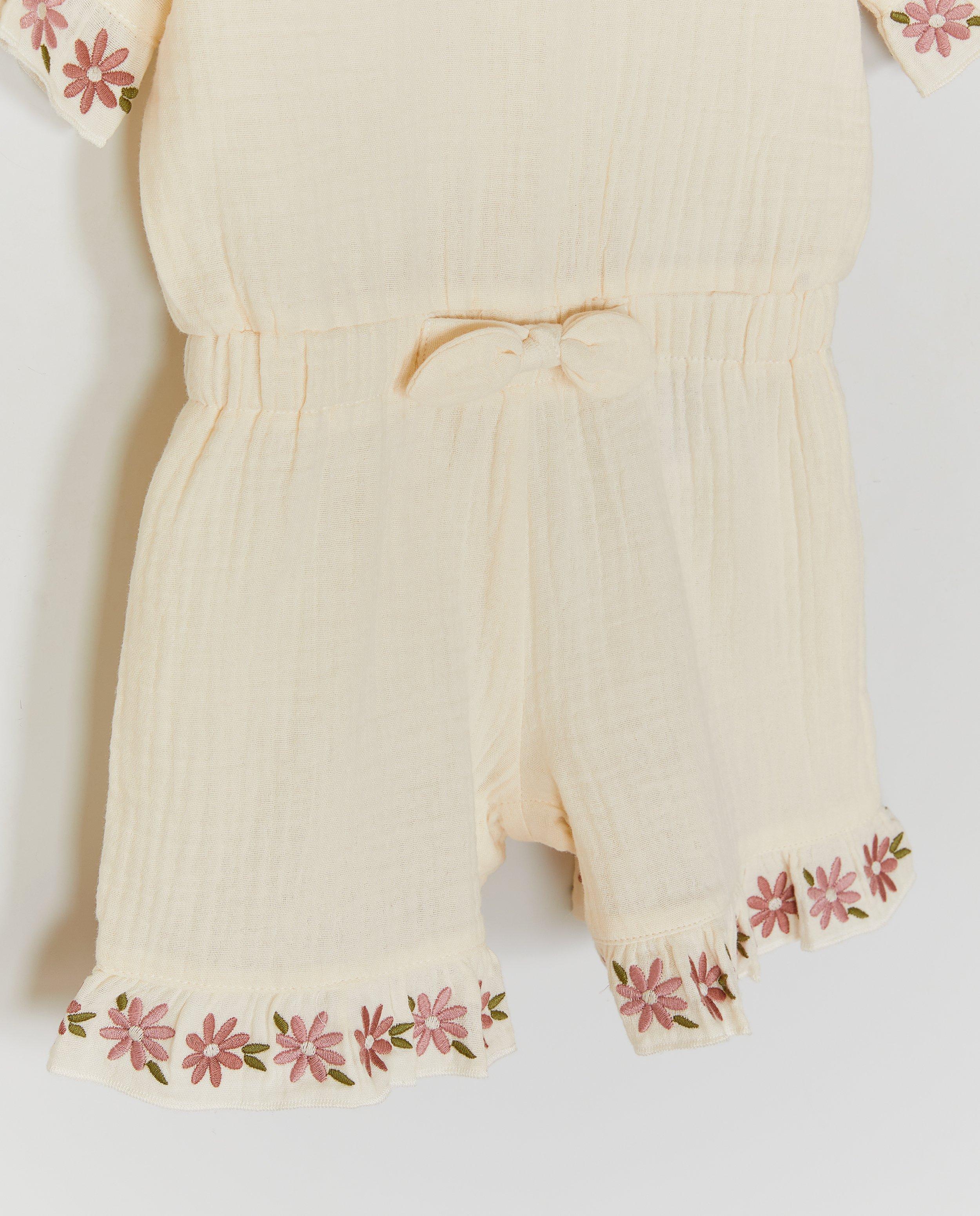 Combinaison en t&eacute;tra - D&eacute;tails du produit - blanc - image num&eacute;ro 5